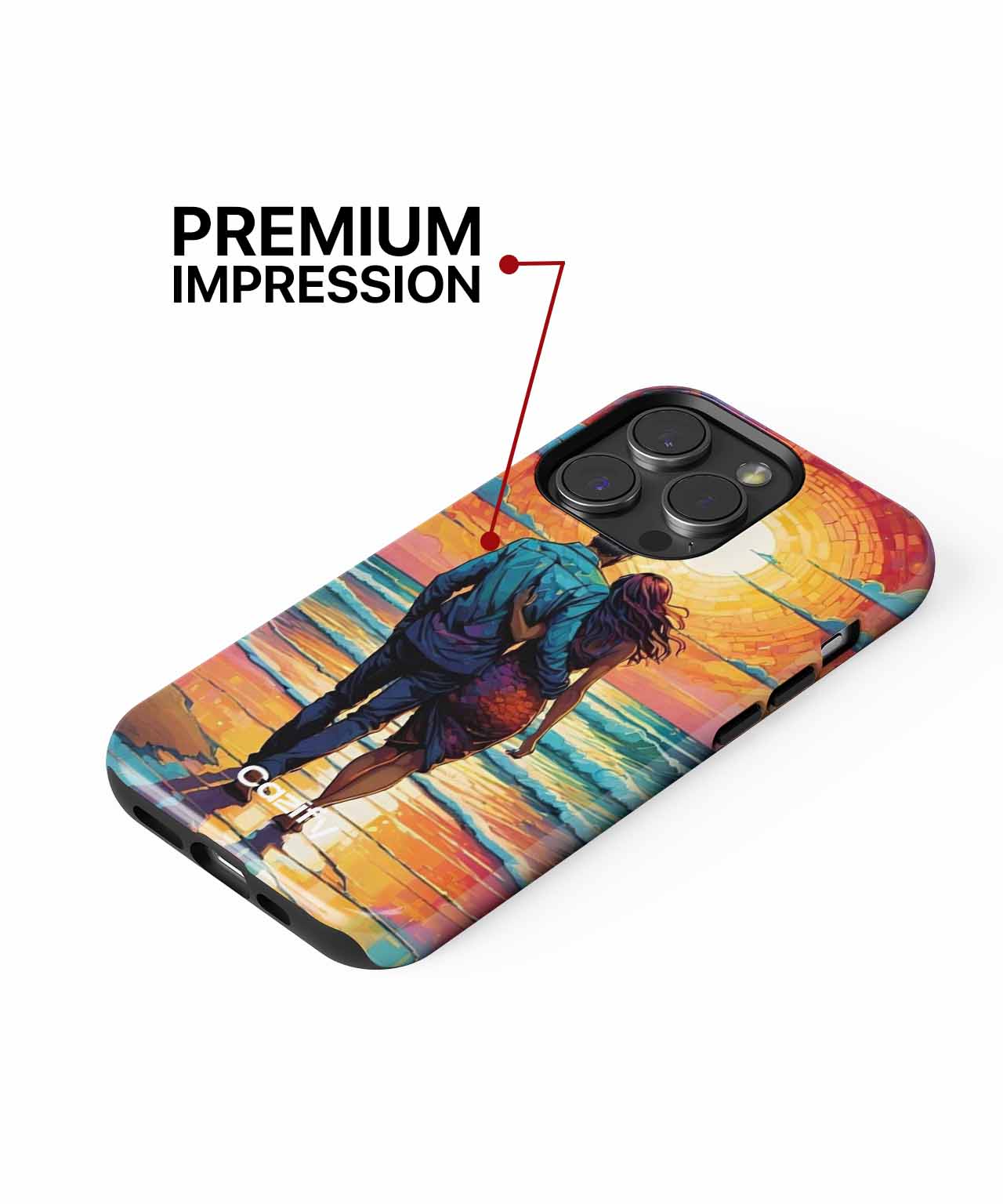 Sunset Stroll with My Love iPhone case Case Cazify - Delivery Canada