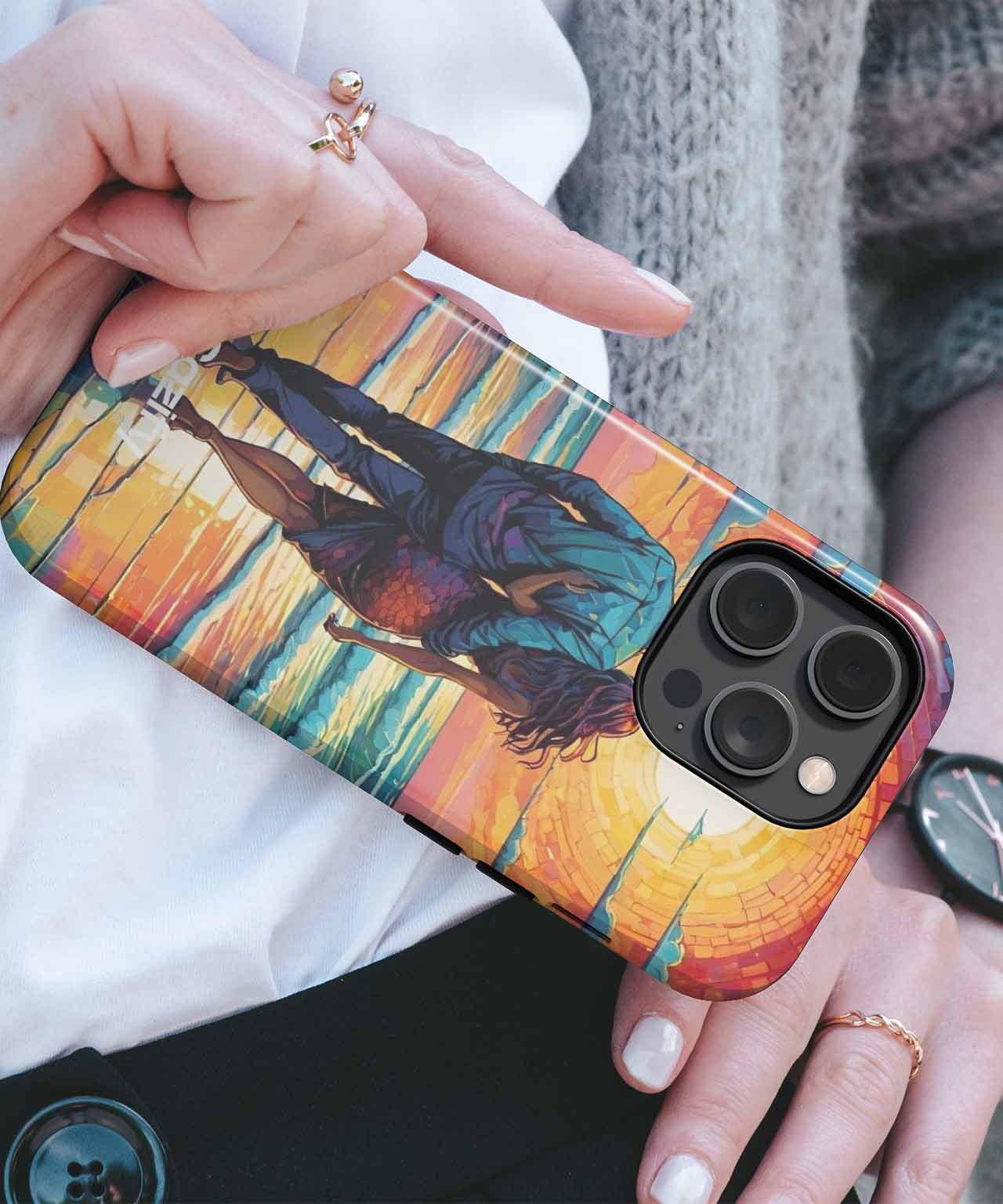 Sunset Stroll with My Love iPhone case Case Cazify - Delivery Canada