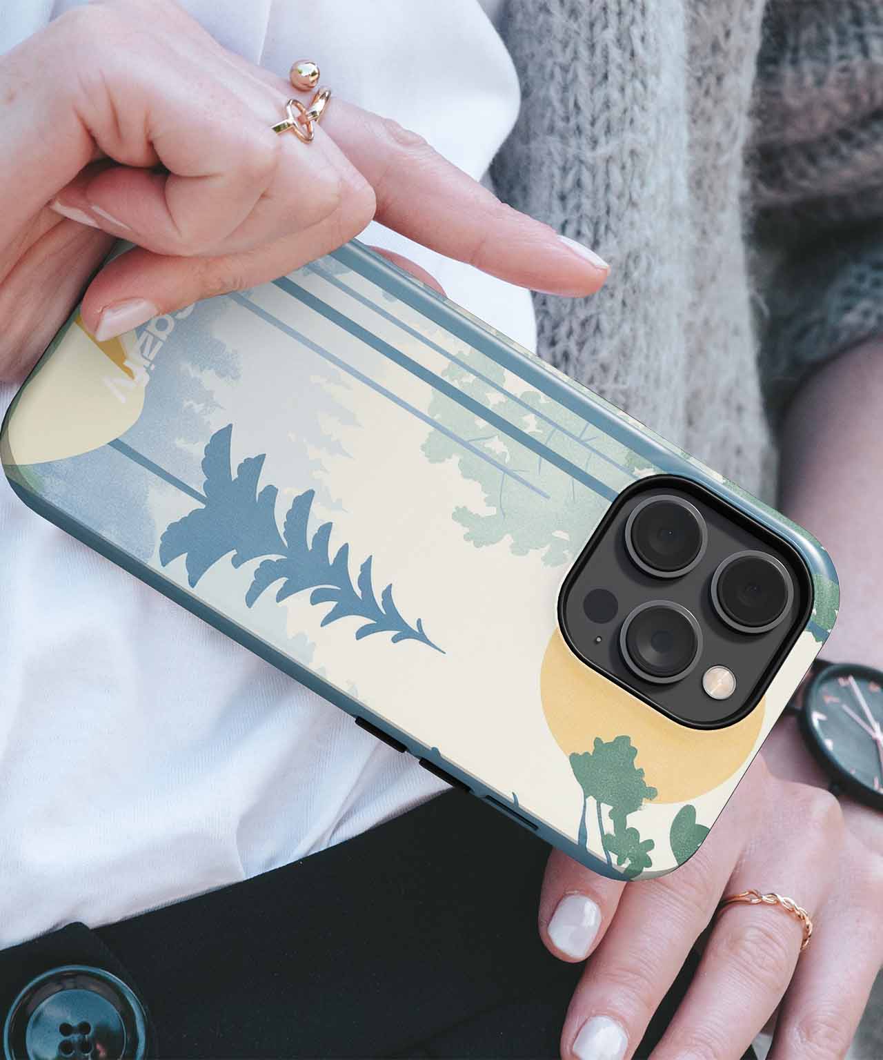 Sunshine Camping Adventure in the Woods iPhone case Case Cazify - Delivery Canada