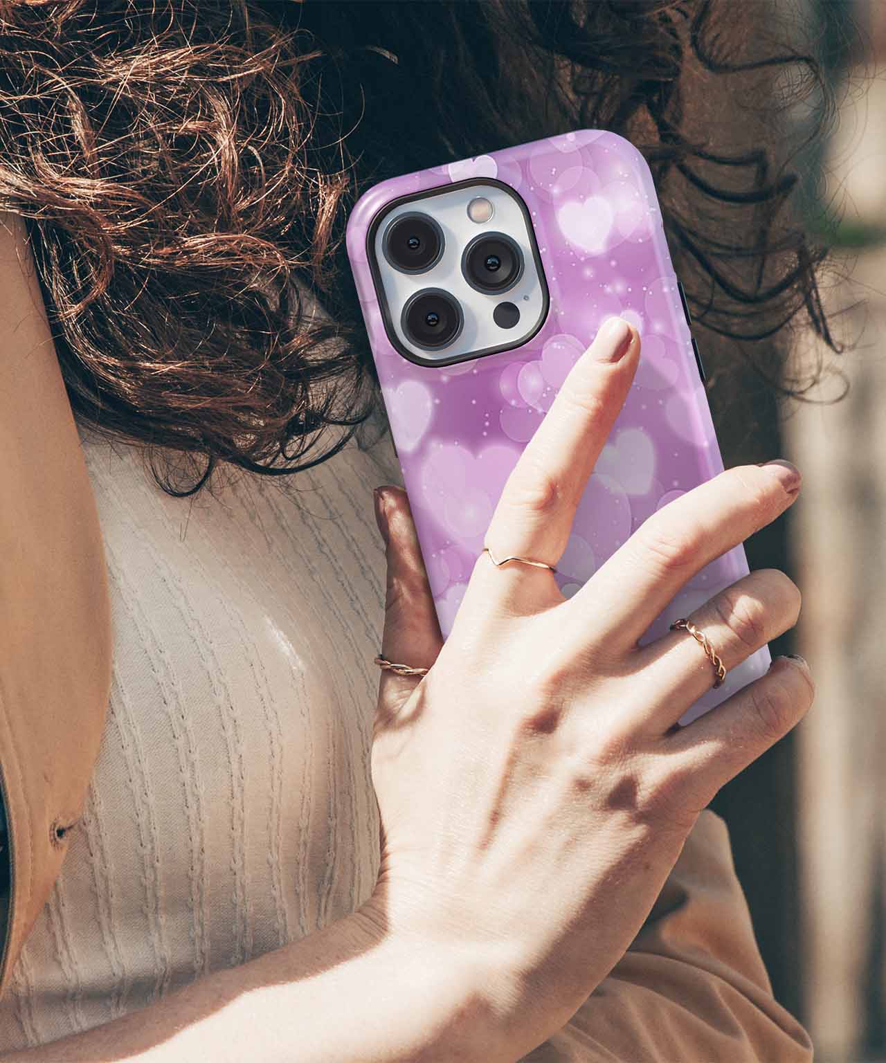 Sweet Whispers of Love in Pink iPhone case Case Cazify - Delivery Canada