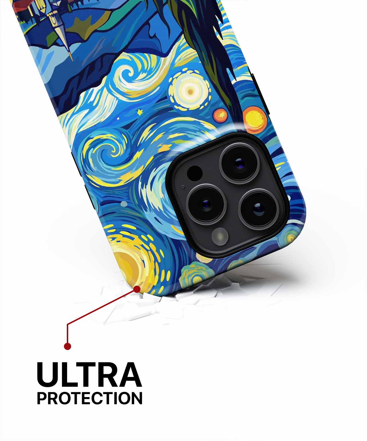 Swirling Stars and Dreamy Nights iPhone case Case Cazify - Delivery Canada