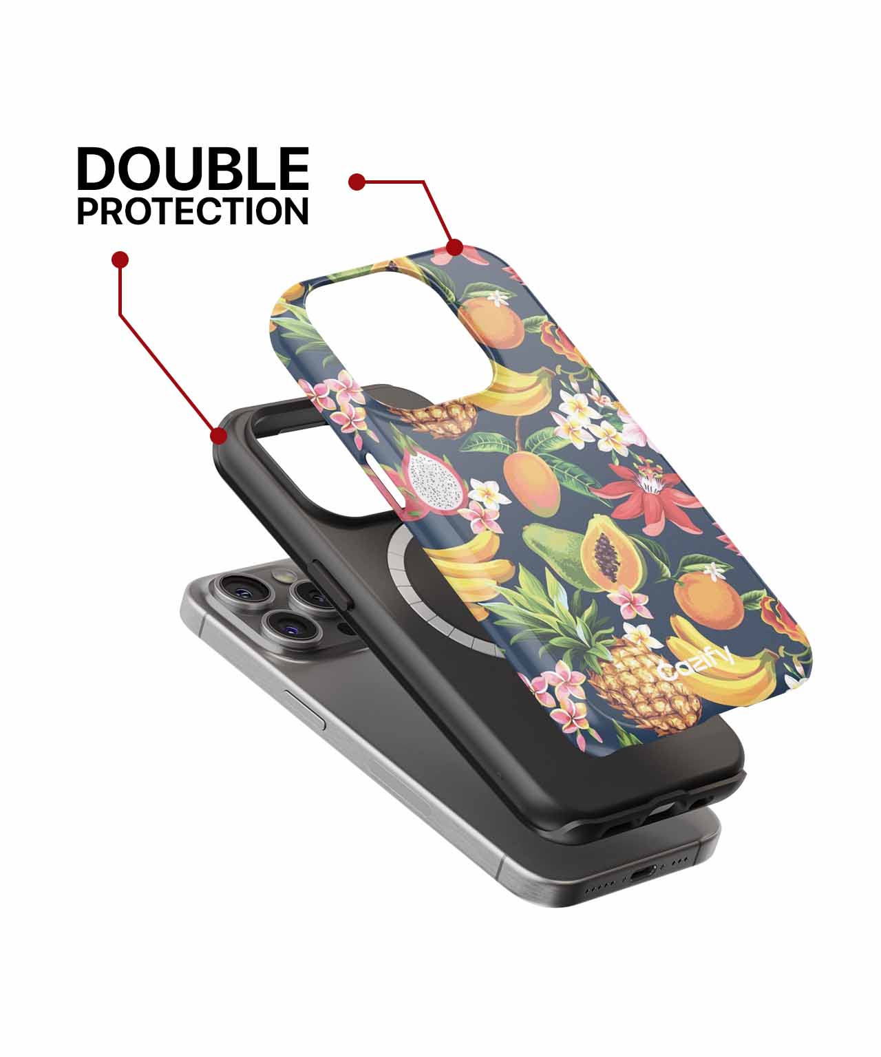 Tropical Fruit Fiesta Party iPhone case Case Cazify - Delivery Canada