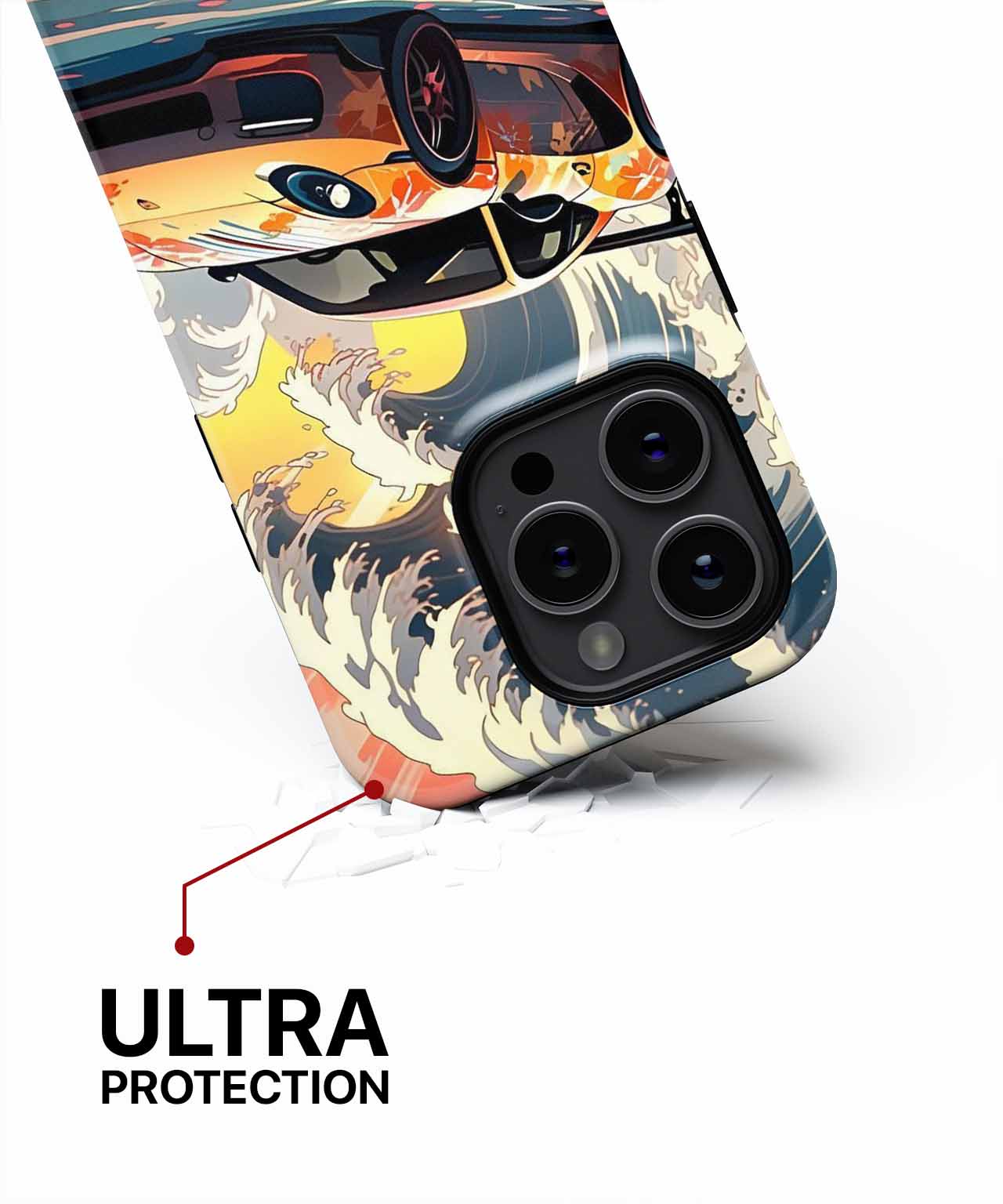 Turbocharged Waves of Colorful Fun iPhone case Case Cazify - Delivery Canada
