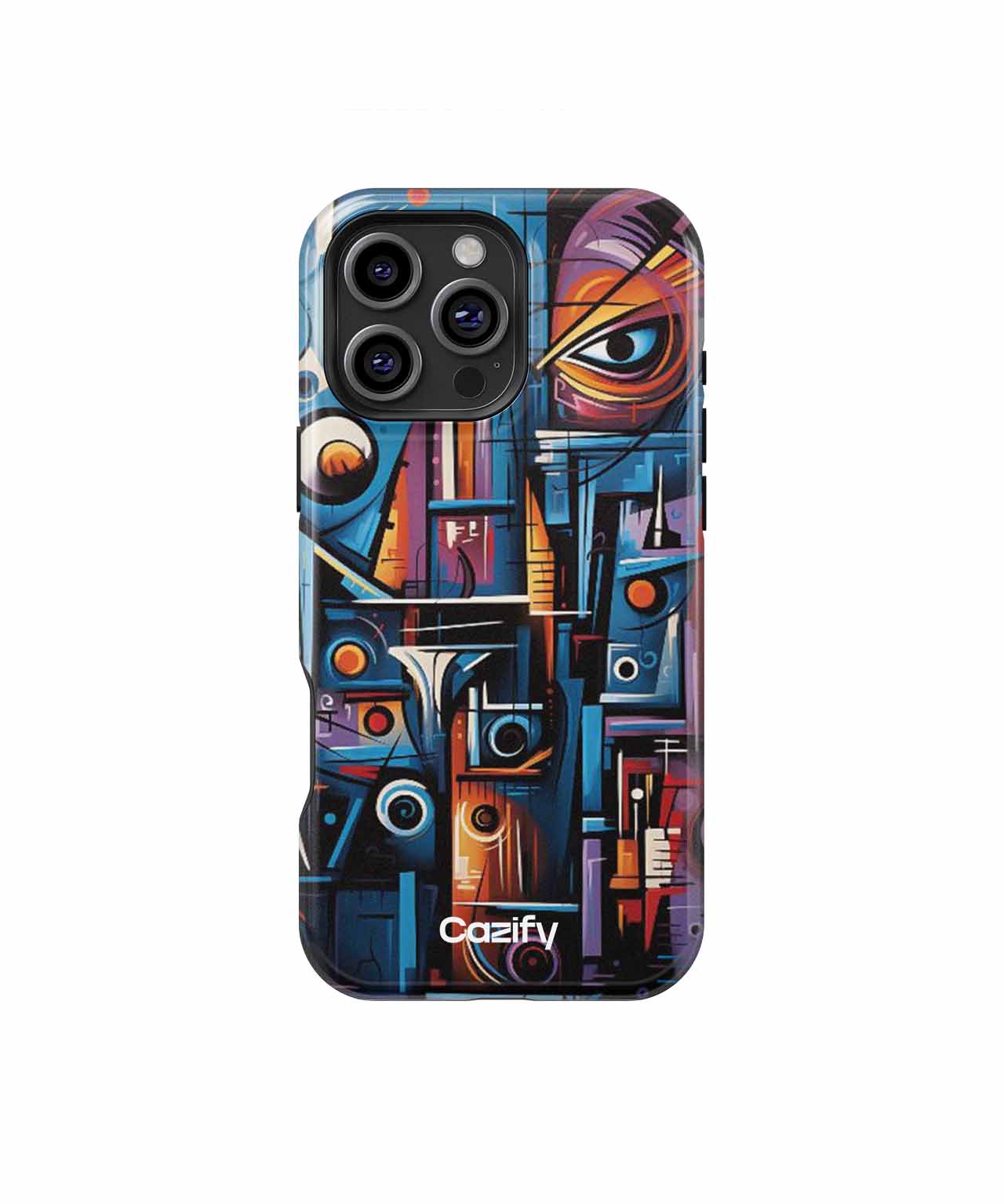 Vibrant Abstract Expression in Chaos iPhone case Case Cazify - Delivery Canada