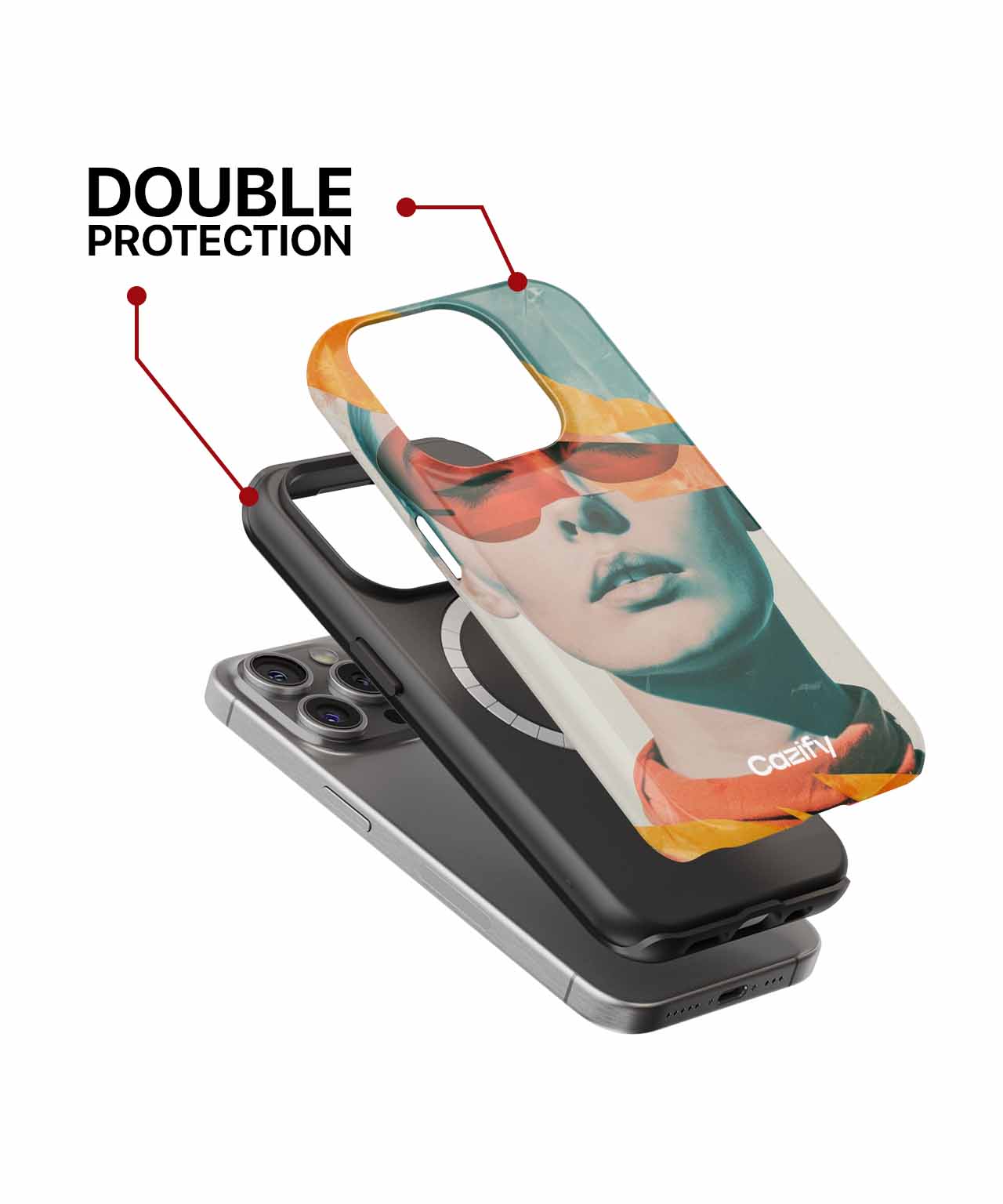 Vibrant Colorful Fashion Expression iPhone case Case Cazify - Delivery Canada