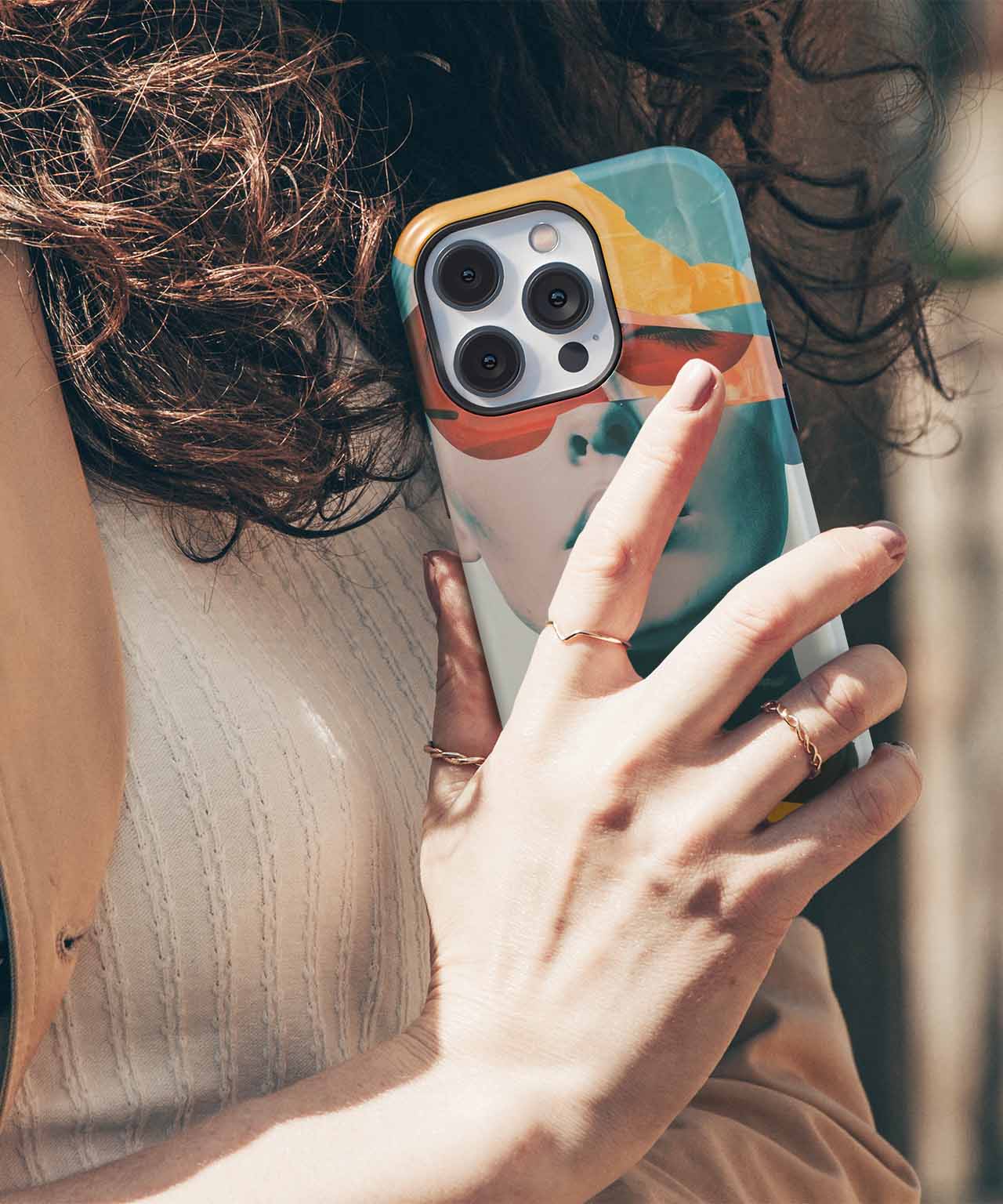 Vibrant Colorful Fashion Expression iPhone case Case Cazify - Delivery Canada