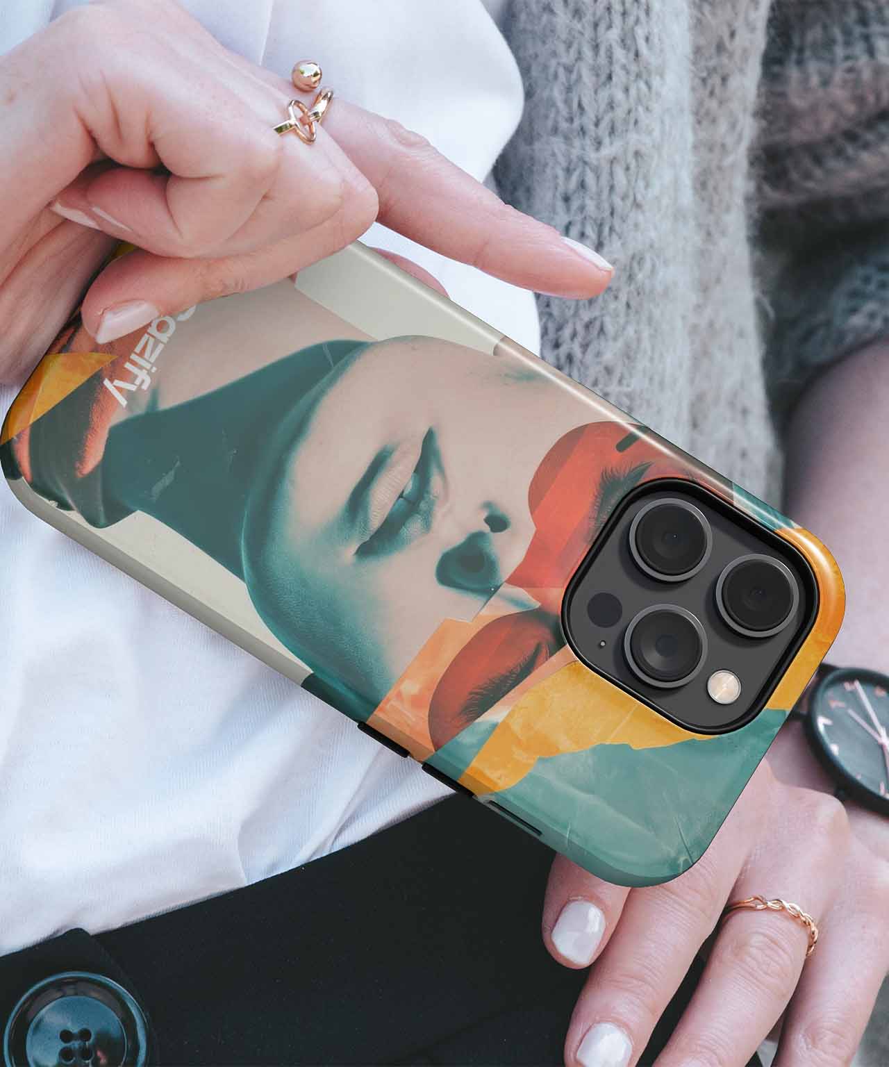 Vibrant Colorful Fashion Expression iPhone case Case Cazify - Delivery Canada