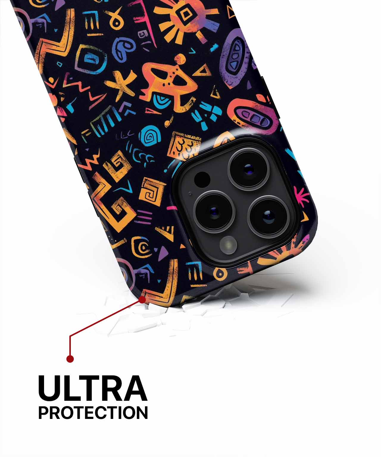 Vibrant Cosmic Patterns That Dance iPhone case Case Cazify - Delivery Canada