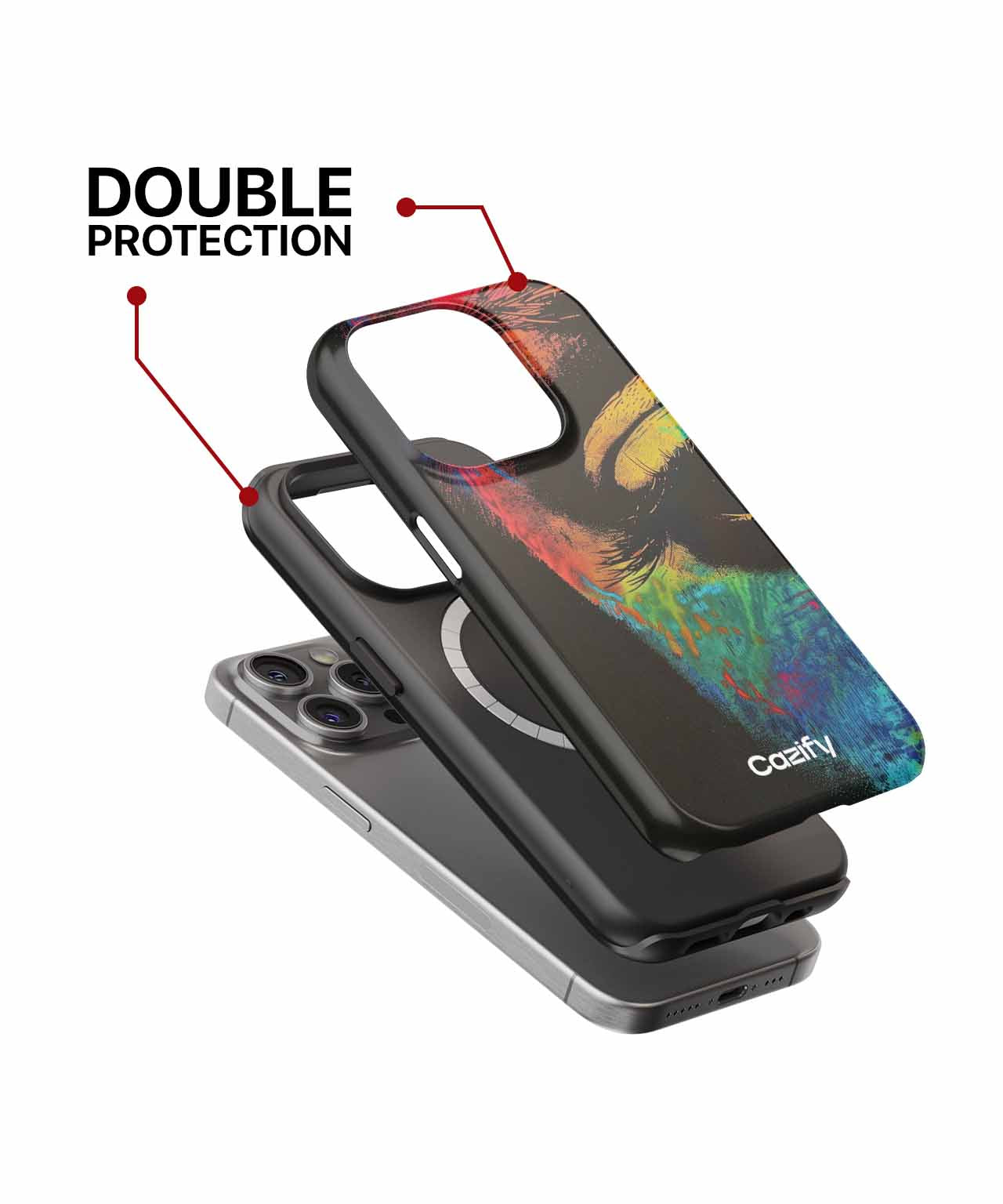 Vibrant Eye Catching Color Splash iPhone case Case Cazify - Delivery Canada