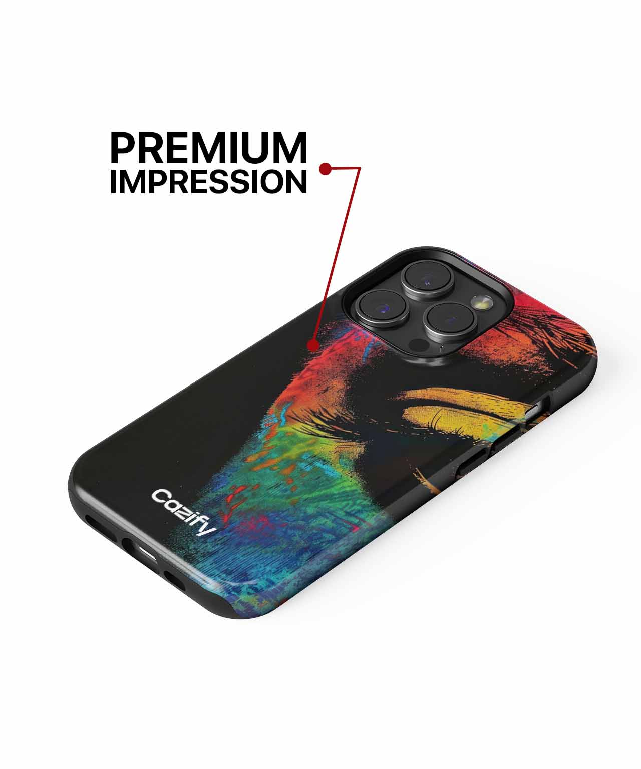 Vibrant Eye Catching Color Splash iPhone case Case Cazify - Delivery Canada