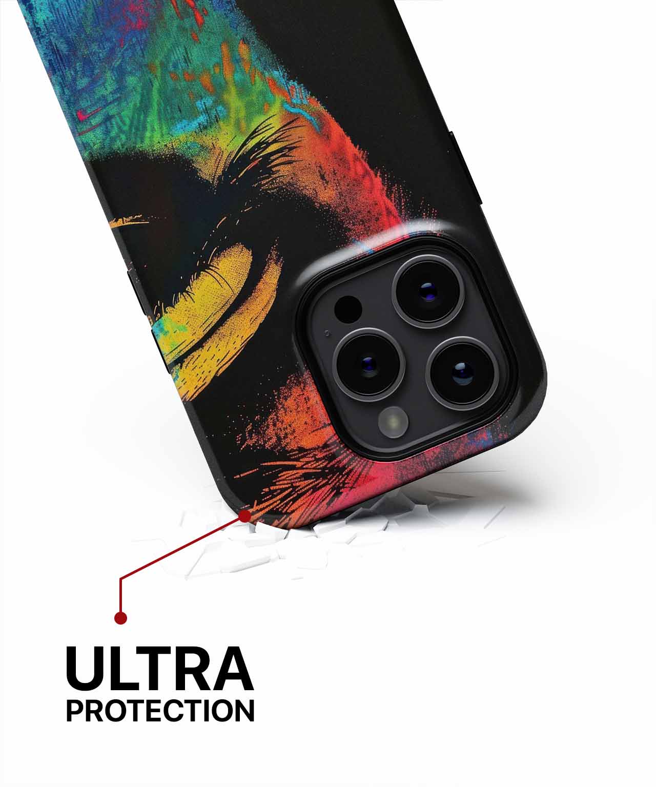 Vibrant Eye Catching Color Splash iPhone case Case Cazify - Delivery Canada