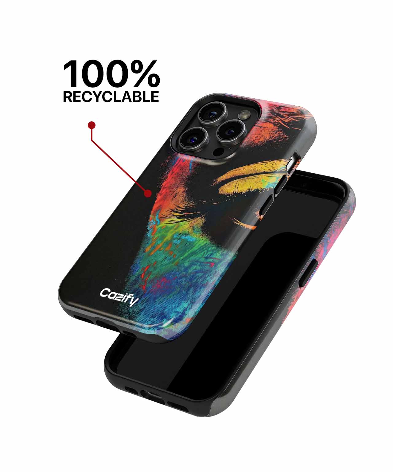Vibrant Eye Catching Color Splash iPhone case Case Cazify - Delivery Canada