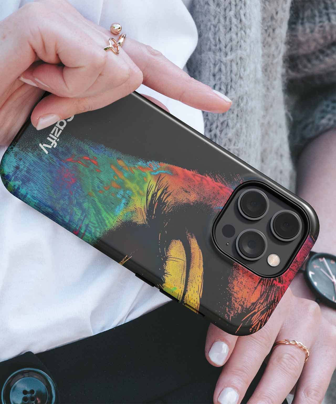 Vibrant Eye Catching Color Splash iPhone case Case Cazify - Delivery Canada