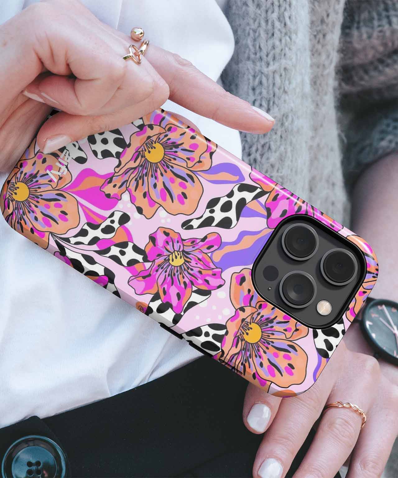 Vibrant Floral Explosion of Joy iPhone case Case Cazify - Delivery Canada