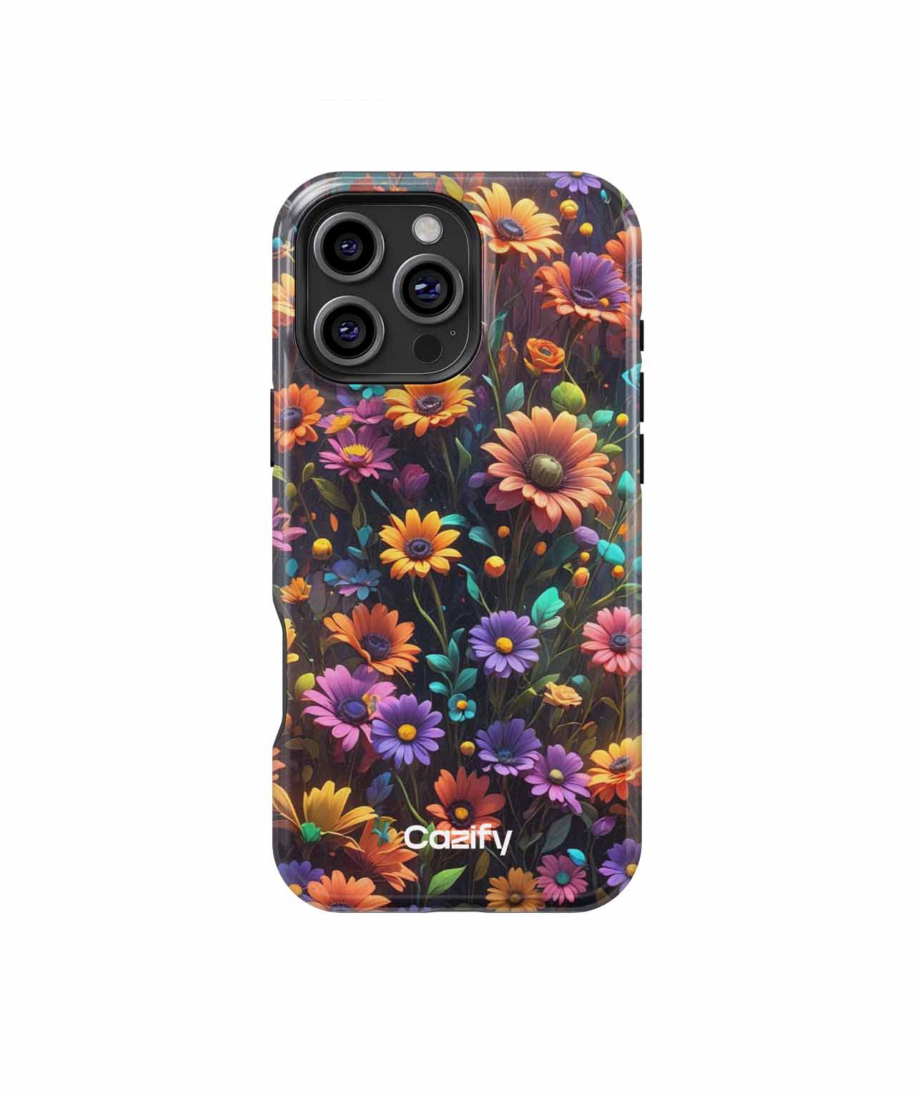 Vibrant Floral Fantasy Garden iPhone case Case Cazify - Delivery Canada