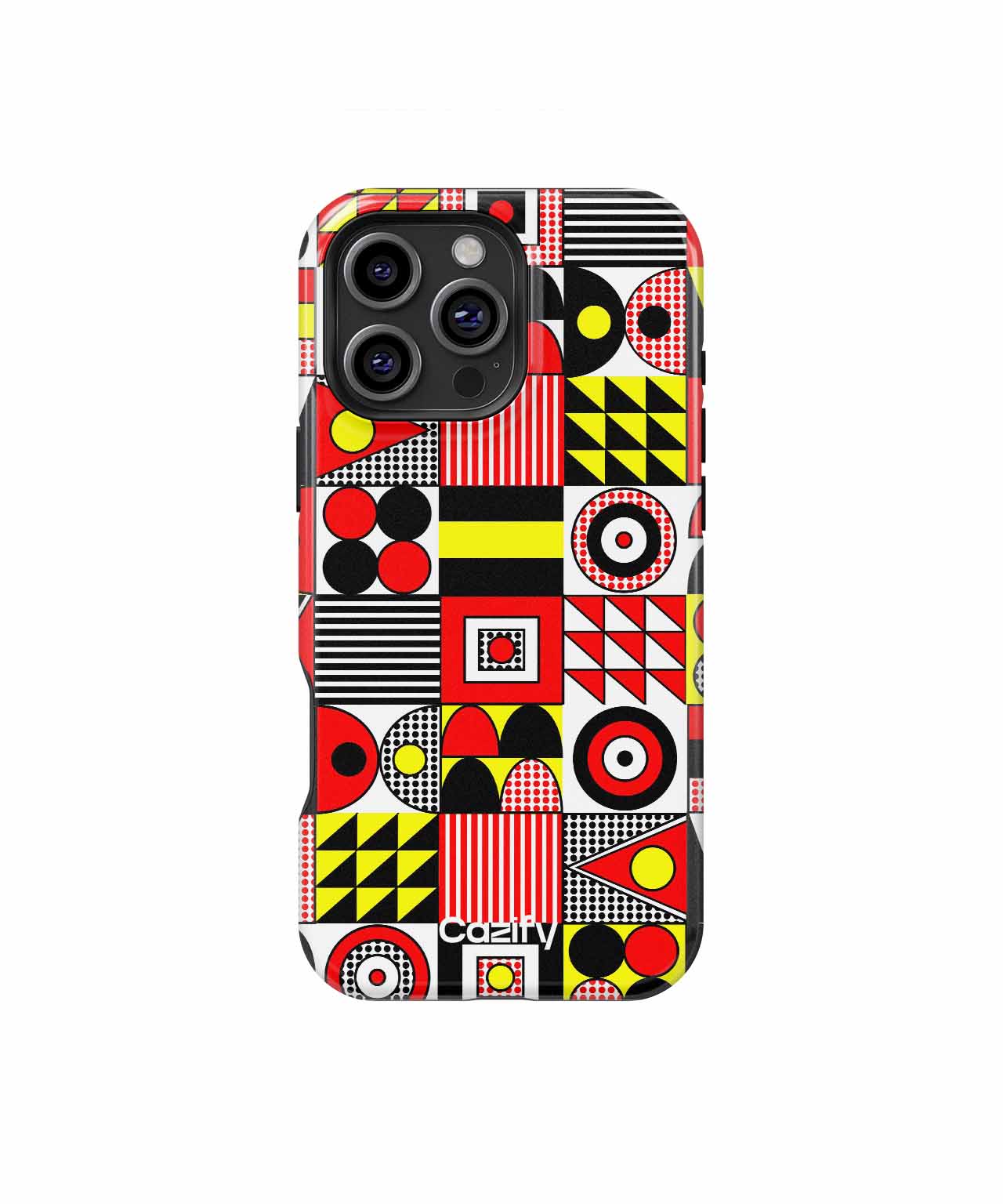 Vibrant Geometric Dance Party Art iPhone case Case Cazify - Delivery Canada