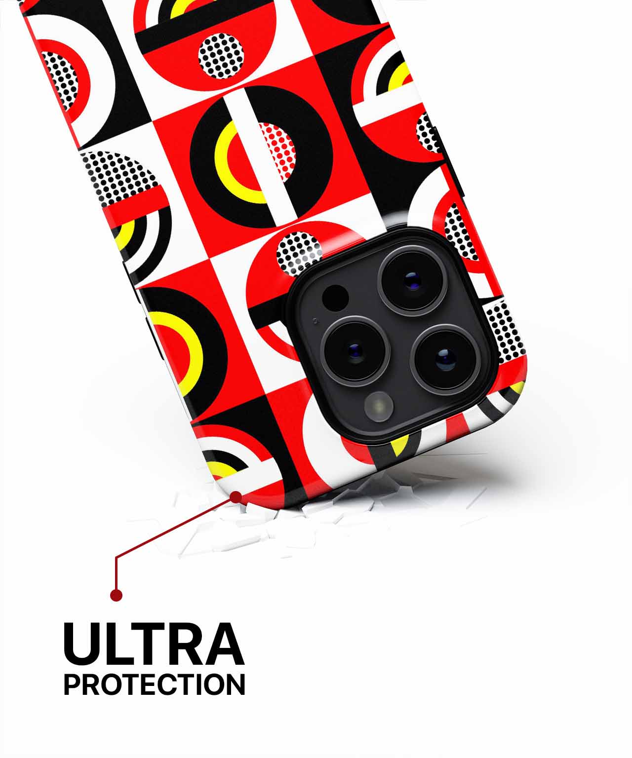 Vibrant Geometric Patterns with a Twist iPhone case Case Cazify - Delivery Canada