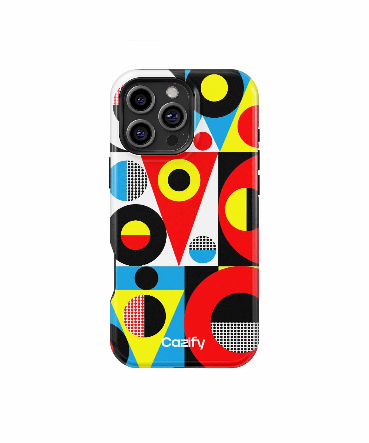 Vibrant Geometric Playground of Shapes iPhone case Case Cazify - Delivery Canada