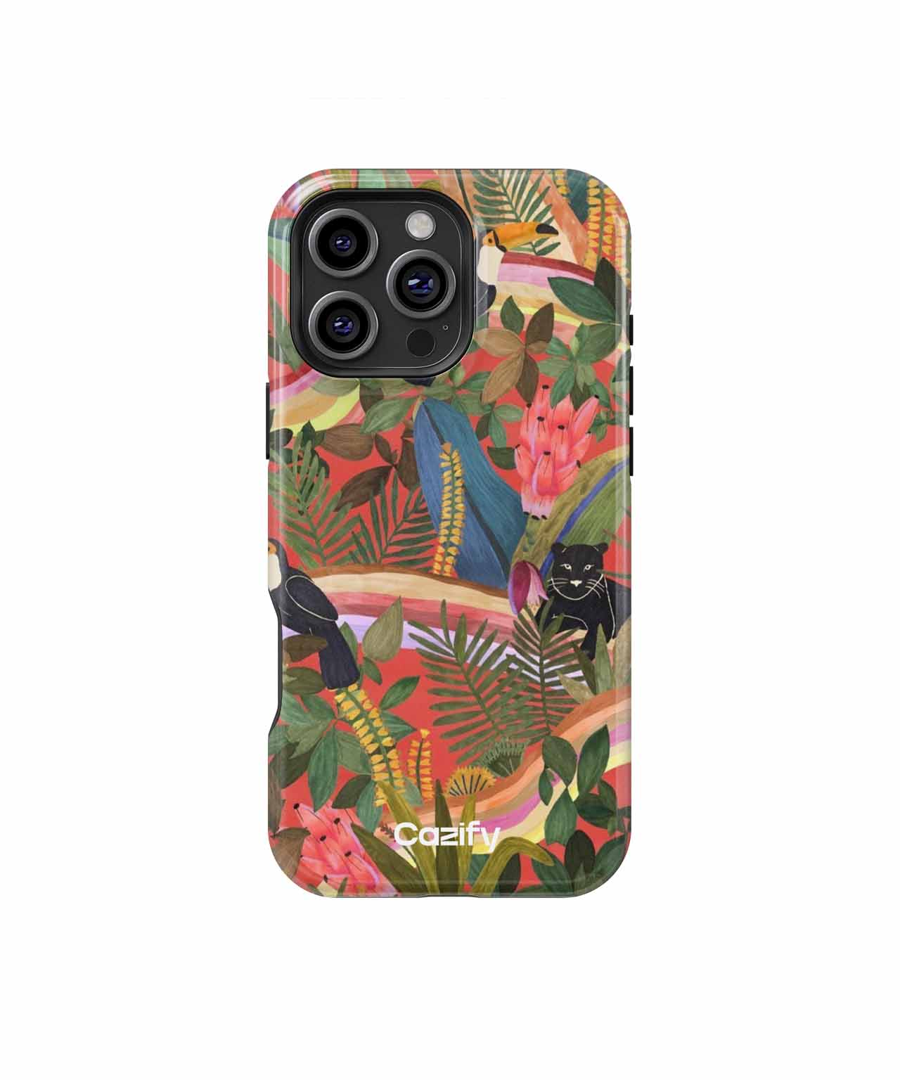 Vibrant Jungle Friends Adventure iPhone case Case Cazify - Delivery Canada