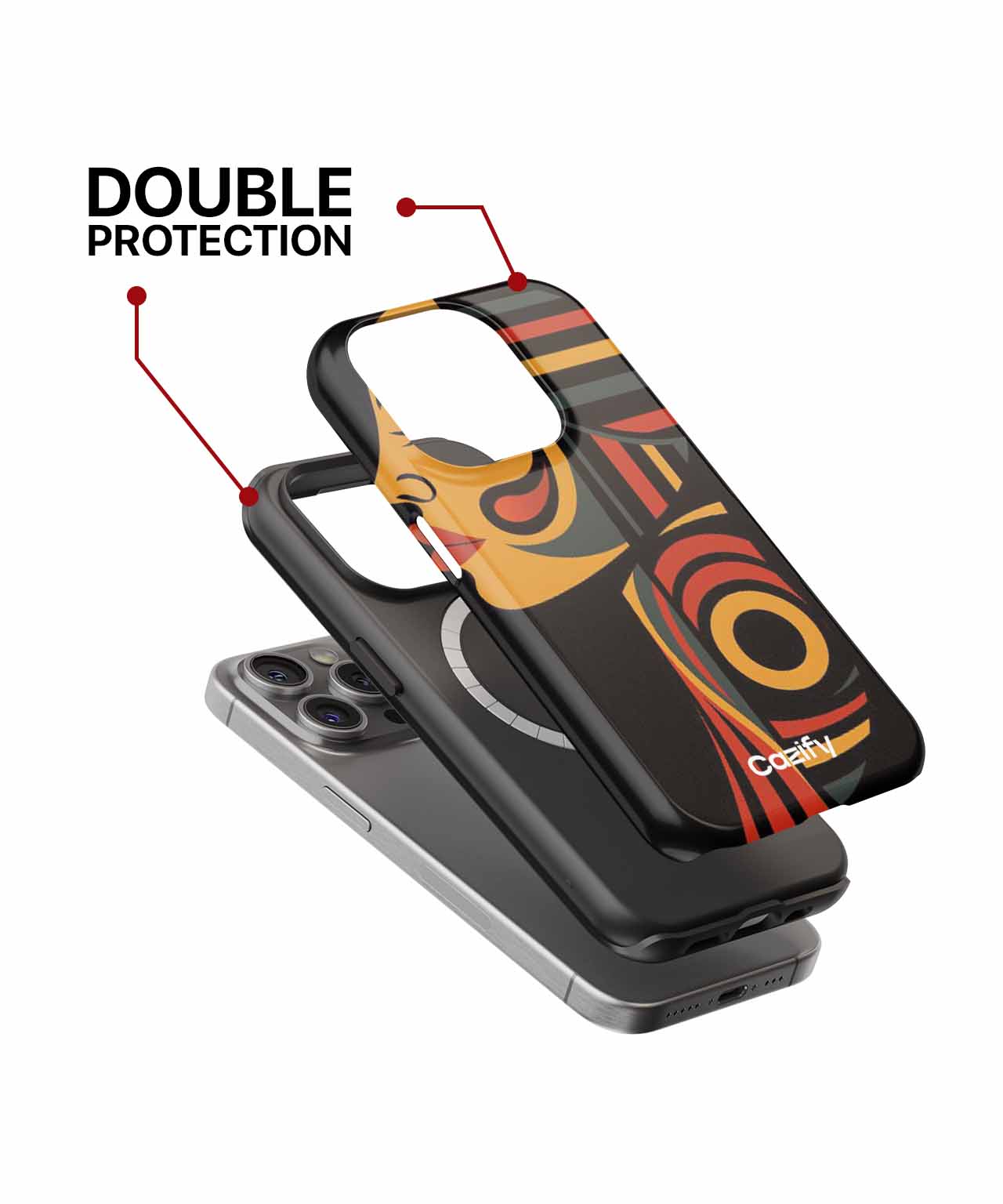 Vibrant Profile of Bold Artistry iPhone case Case Cazify - Delivery Canada