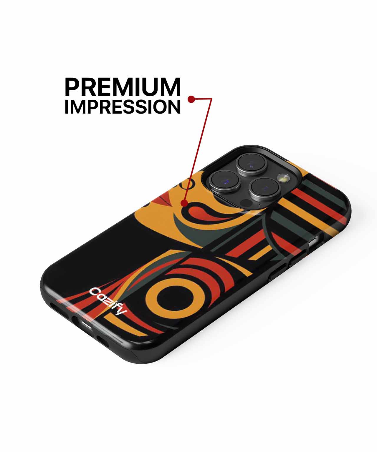 Vibrant Profile of Bold Artistry iPhone case Case Cazify - Delivery Canada