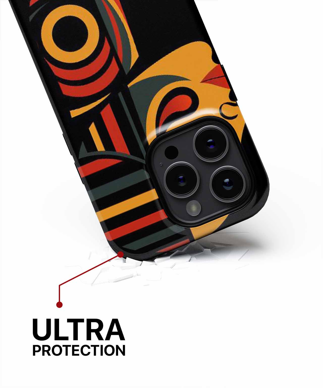 Vibrant Profile of Bold Artistry iPhone case Case Cazify - Delivery Canada