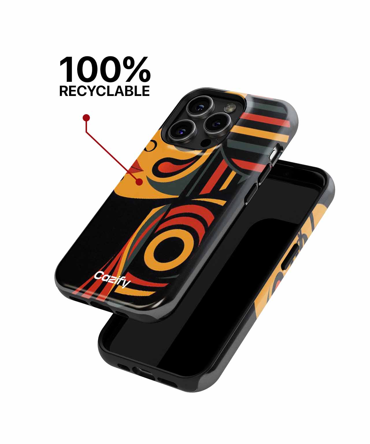 Vibrant Profile of Bold Artistry iPhone case Case Cazify - Delivery Canada