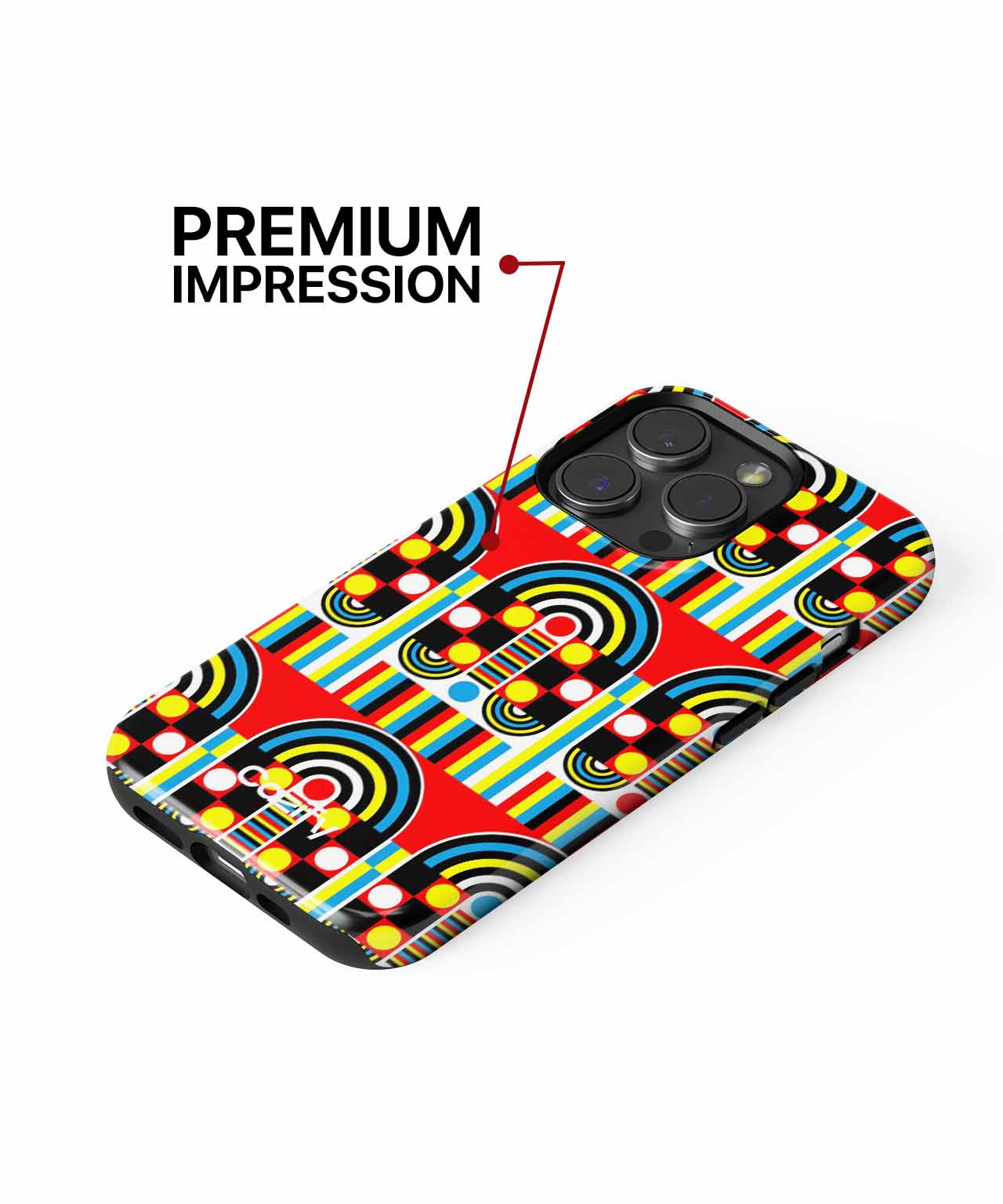Vibrant Retro Rainbow Road Trip iPhone case Case Cazify - Delivery Canada