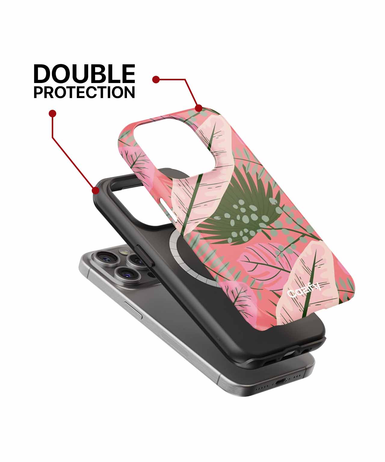 Vibrant Tropical Leafy Fiesta iPhone case Case Cazify - Delivery Canada