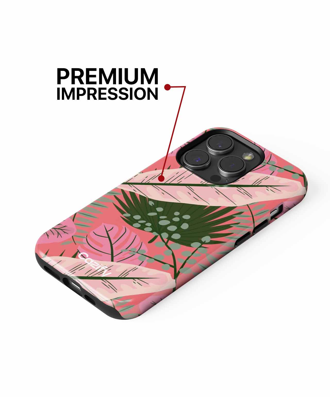 Vibrant Tropical Leafy Fiesta iPhone case Case Cazify - Delivery Canada