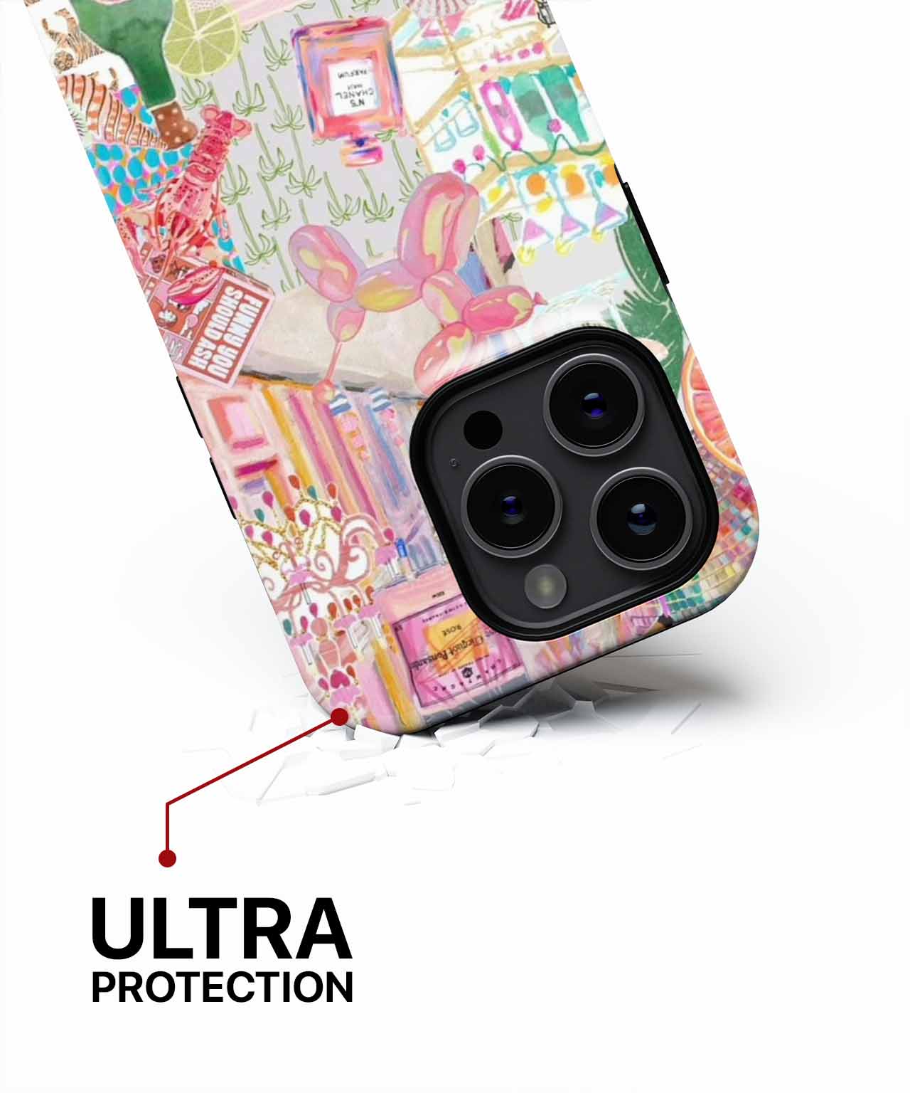 Vibrant tropical party vibes galore iPhone case Case Cazify - Delivery Canada