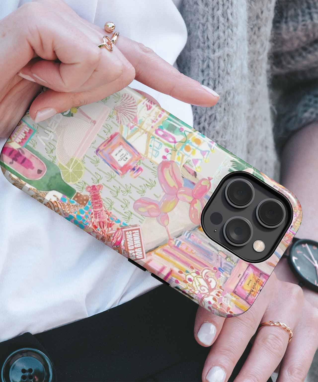 Vibrant tropical party vibes galore iPhone case Case Cazify - Delivery Canada