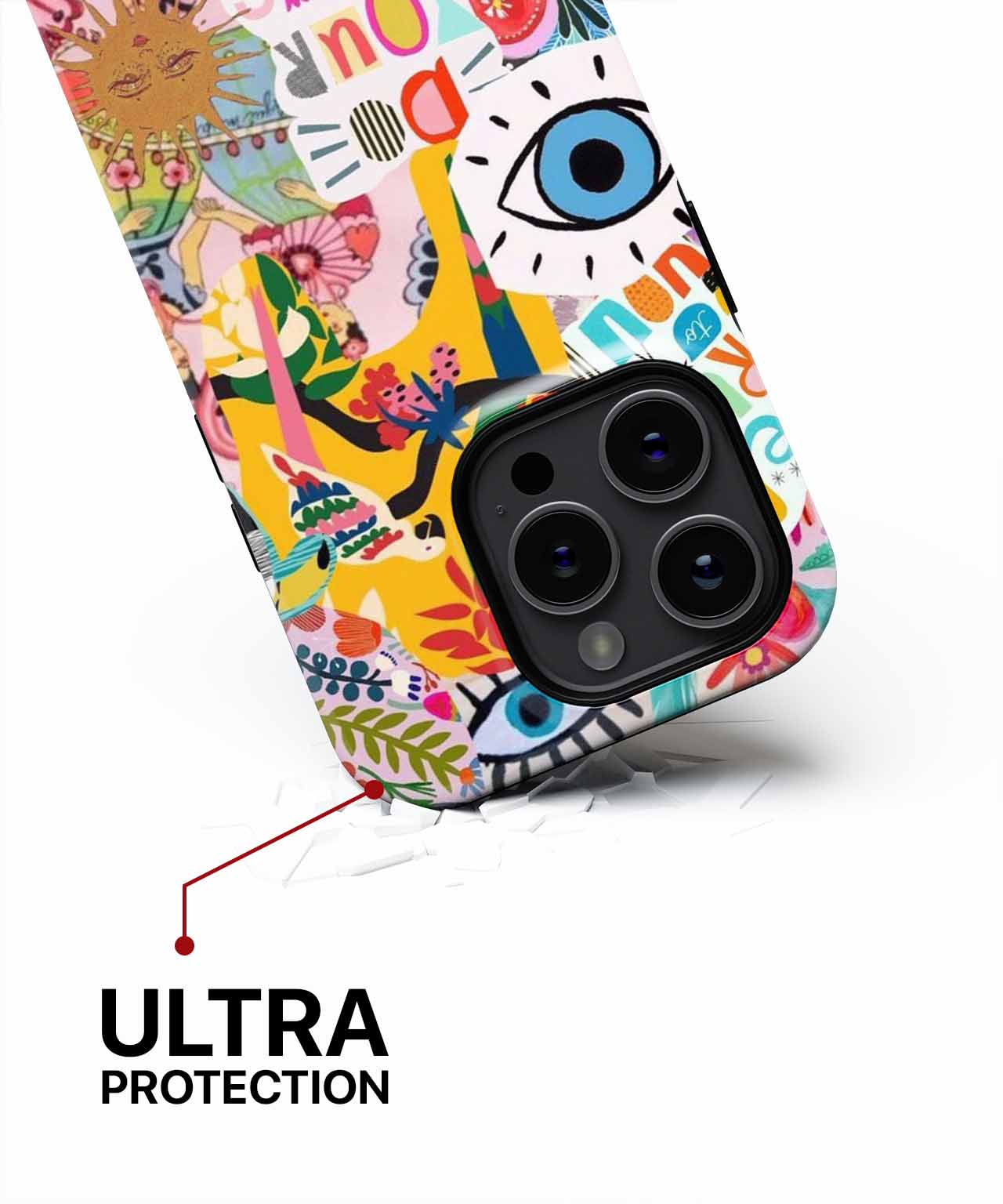 Vibrant Whimsical Colors and Shapes iPhone case Case Cazify - Delivery Canada
