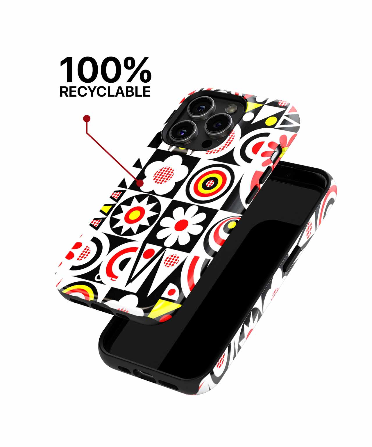 Vibrant Whimsical Flower Power Design iPhone case Case Cazify - Delivery Canada