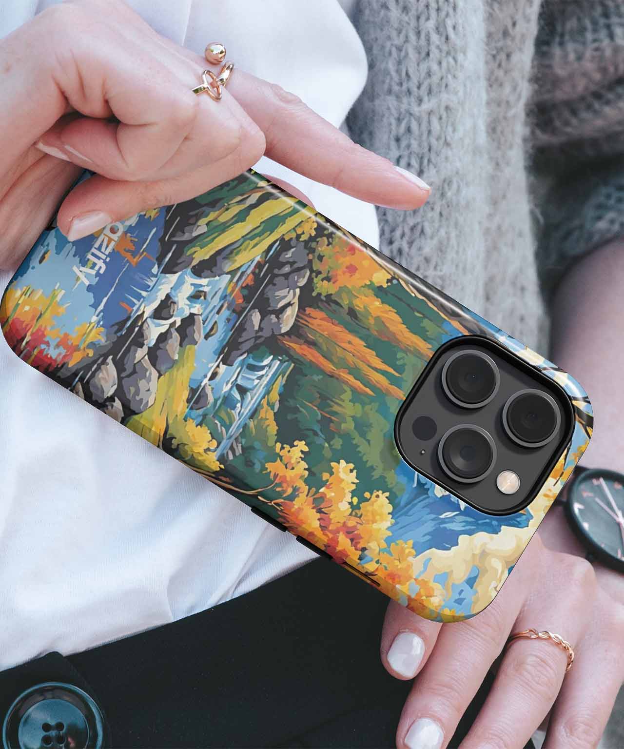 Vivid Autumn Colors in Nature iPhone case Case Cazify - Delivery Canada