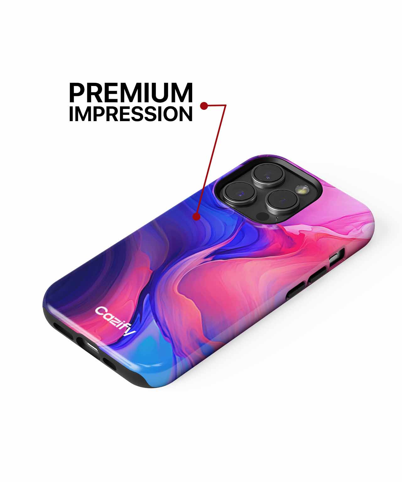 Vivid Swirls of Colorful Bliss iPhone case Case Cazify - Delivery Canada