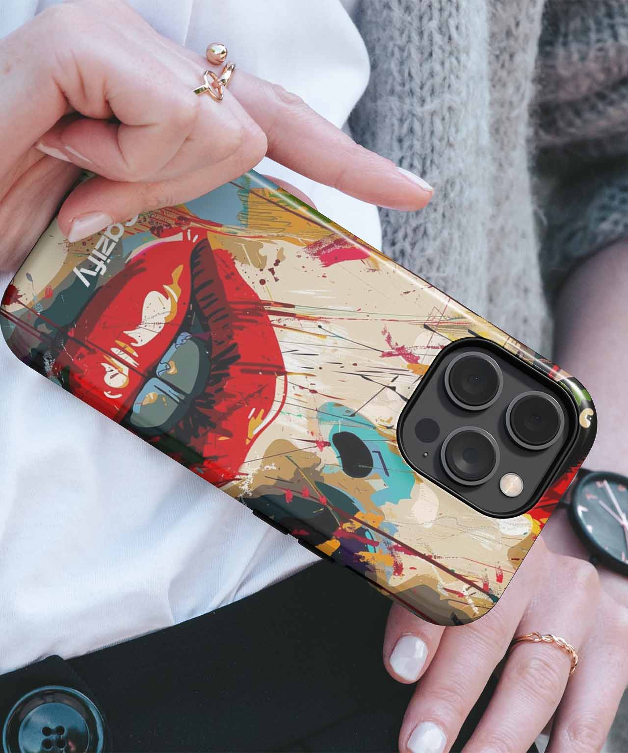 Vividly Colorful Expression of Art iPhone case Case Cazify - Delivery Canada
