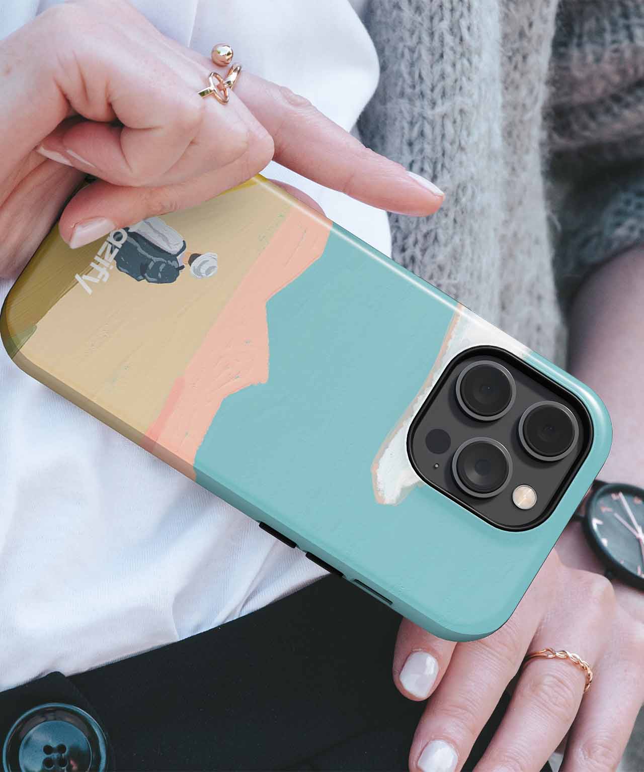 Wandering Adventurer Under Vast Skies iPhone case Case Cazify - Delivery Canada