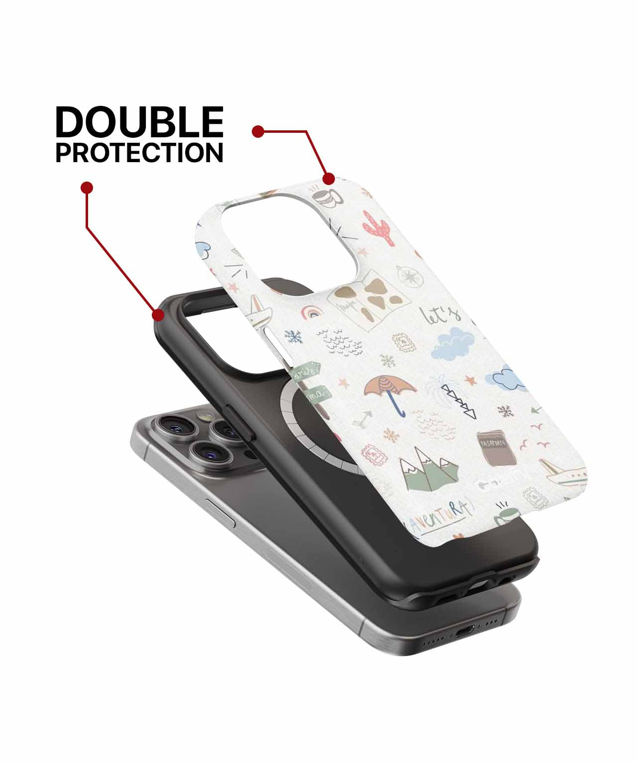 Wanderlust adventure awaits in style iPhone case Case Cazify - Delivery Canada
