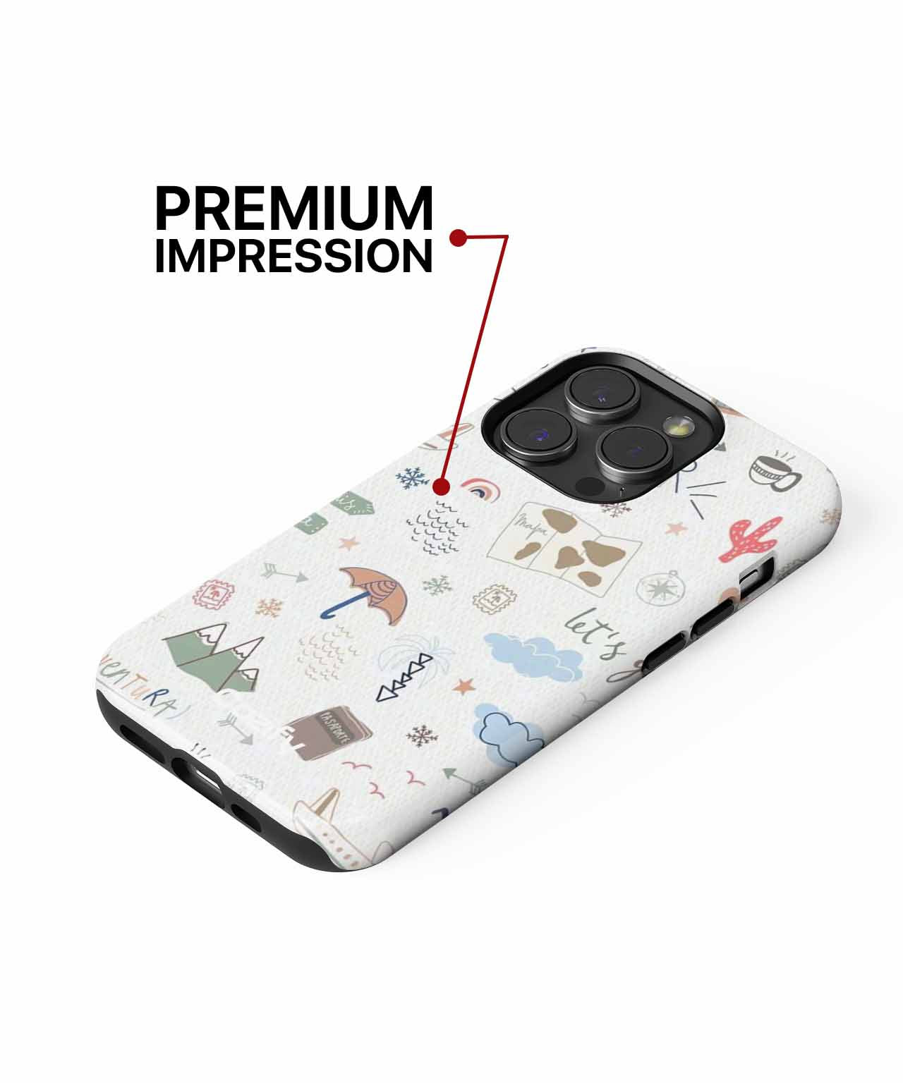 Wanderlust adventure awaits in style iPhone case Case Cazify - Delivery Canada