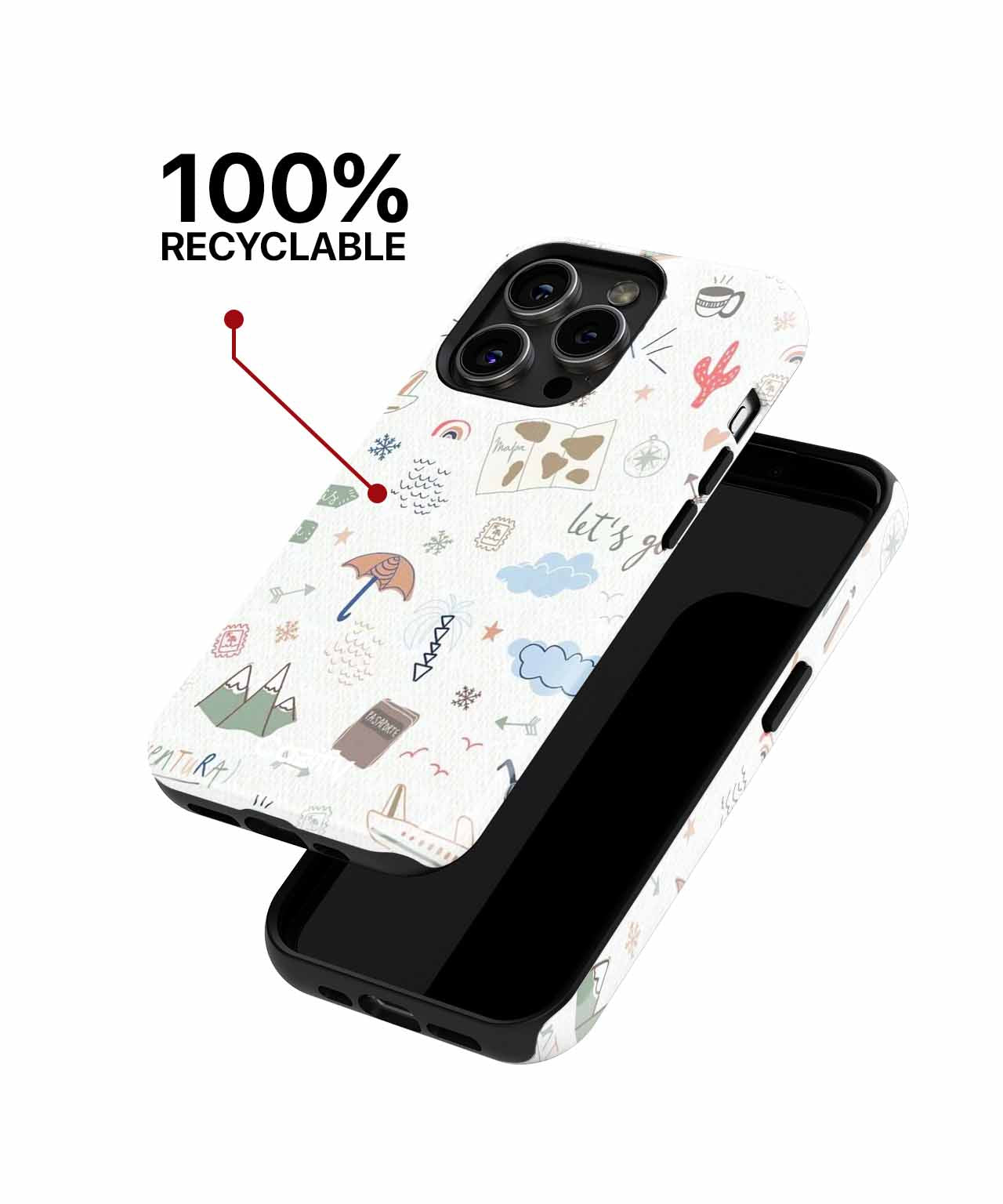 Wanderlust adventure awaits in style iPhone case Case Cazify - Delivery Canada
