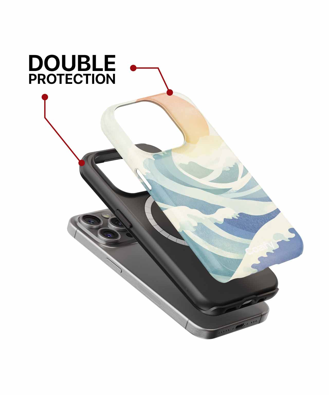 Waves That Dance With The Sun iPhone case Case Cazify - Delivery Canada