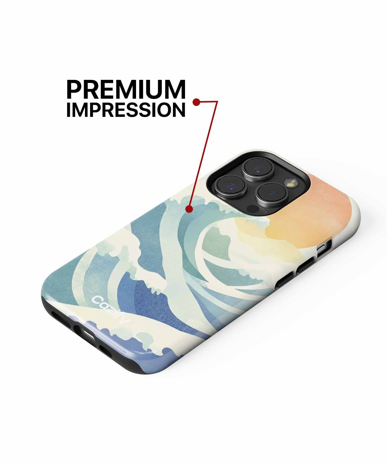 Waves That Dance With The Sun iPhone case Case Cazify - Delivery Canada