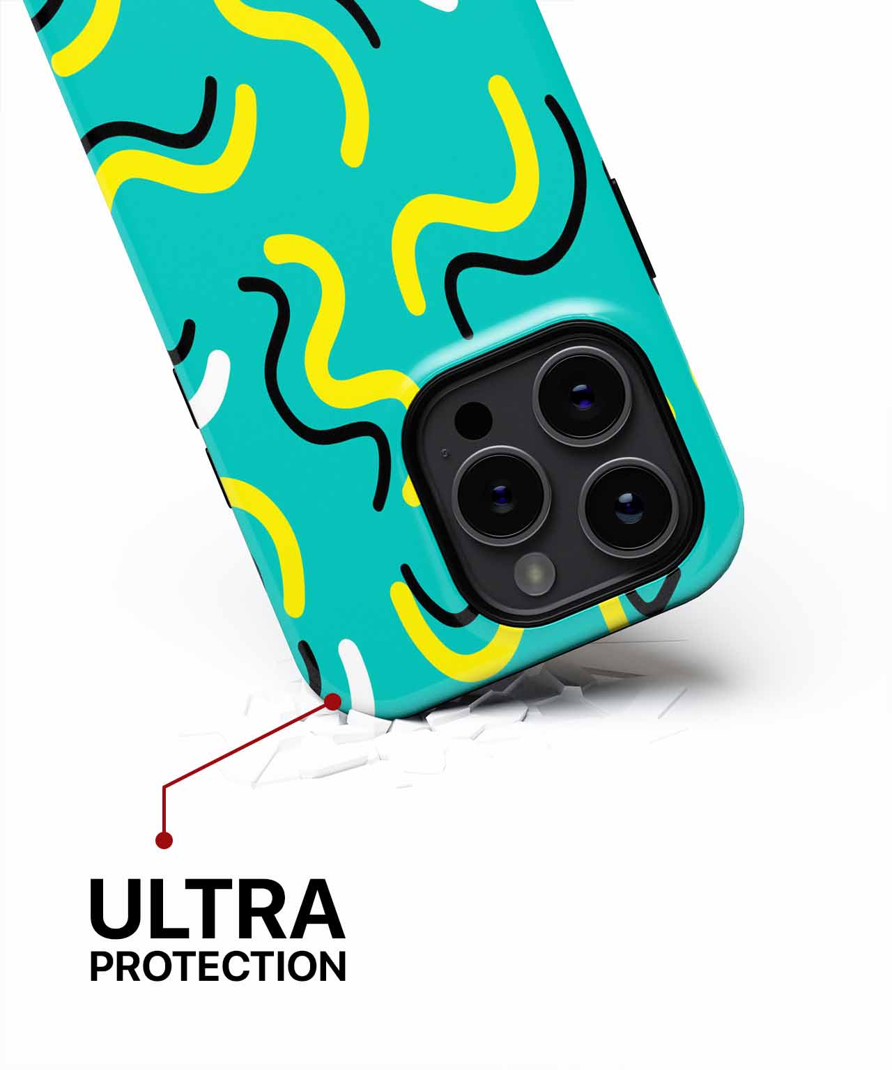 Wavy Patterns of Fun and Joy iPhone case Case Cazify - Delivery Canada