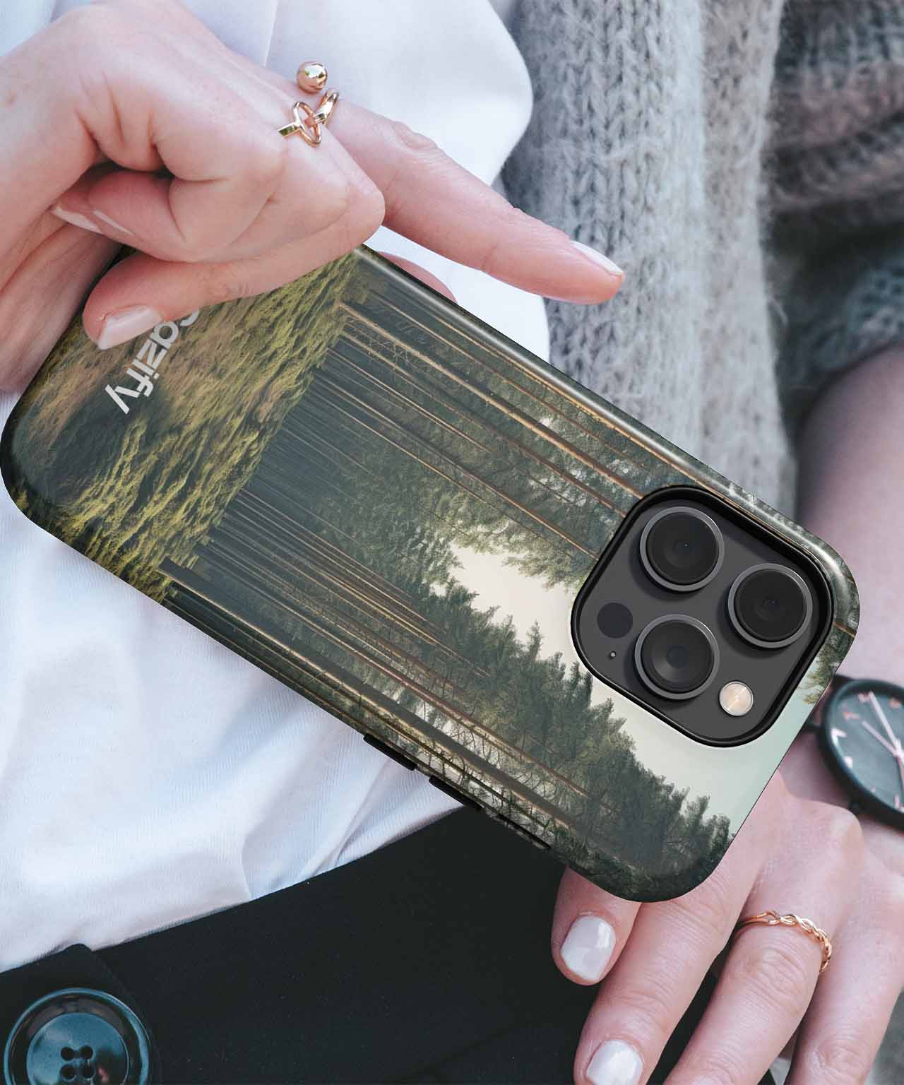 Whimsical Forest Adventure Path iPhone case Case Cazify - Delivery Canada