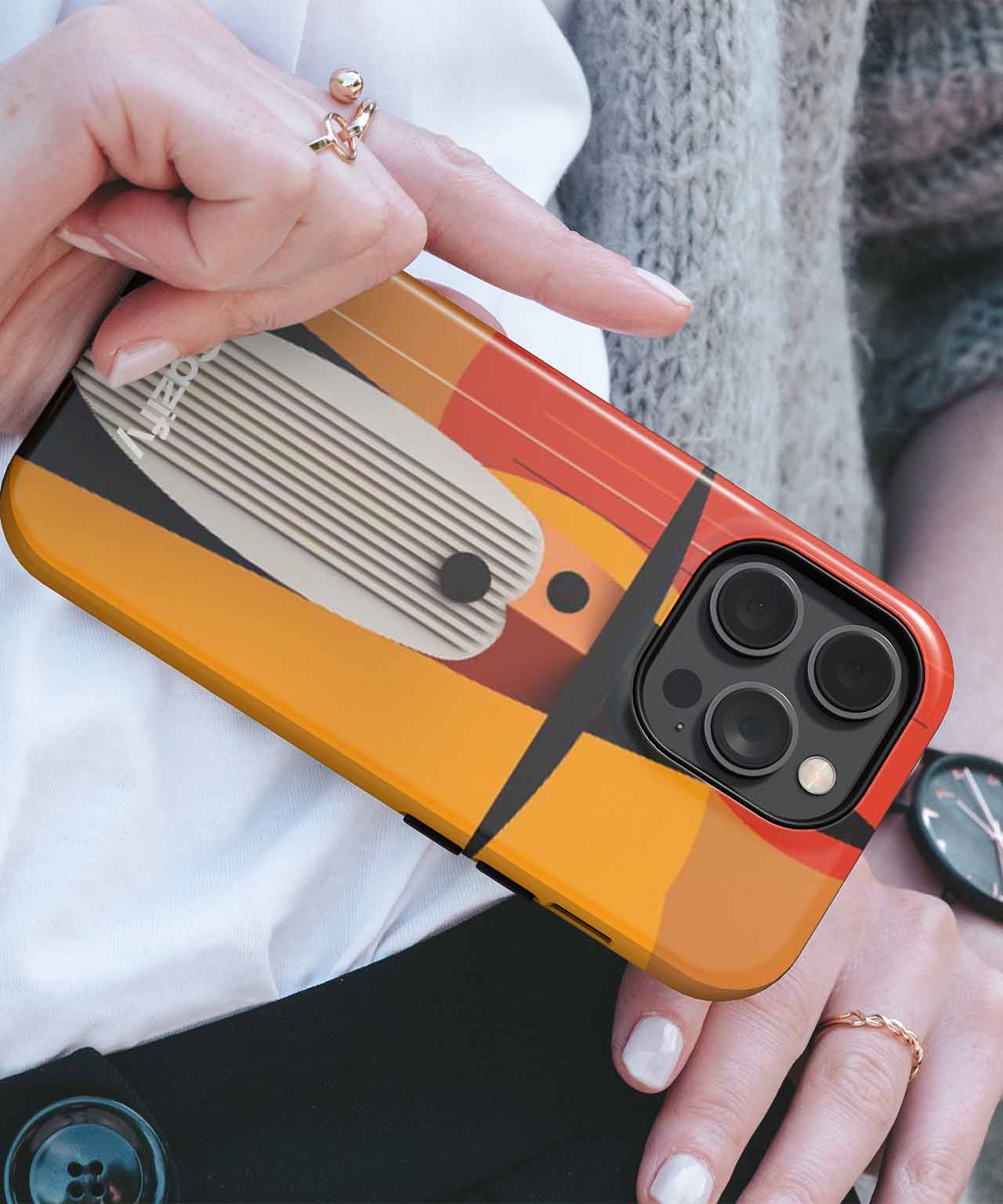 Whimsical Wizard with a Big Heart iPhone case Case Cazify - Delivery Canada