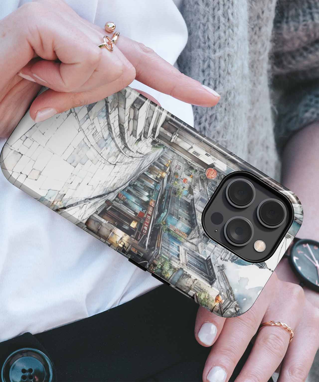 Winding Streets of Magical Charm iPhone case Case Cazify - Delivery Canada