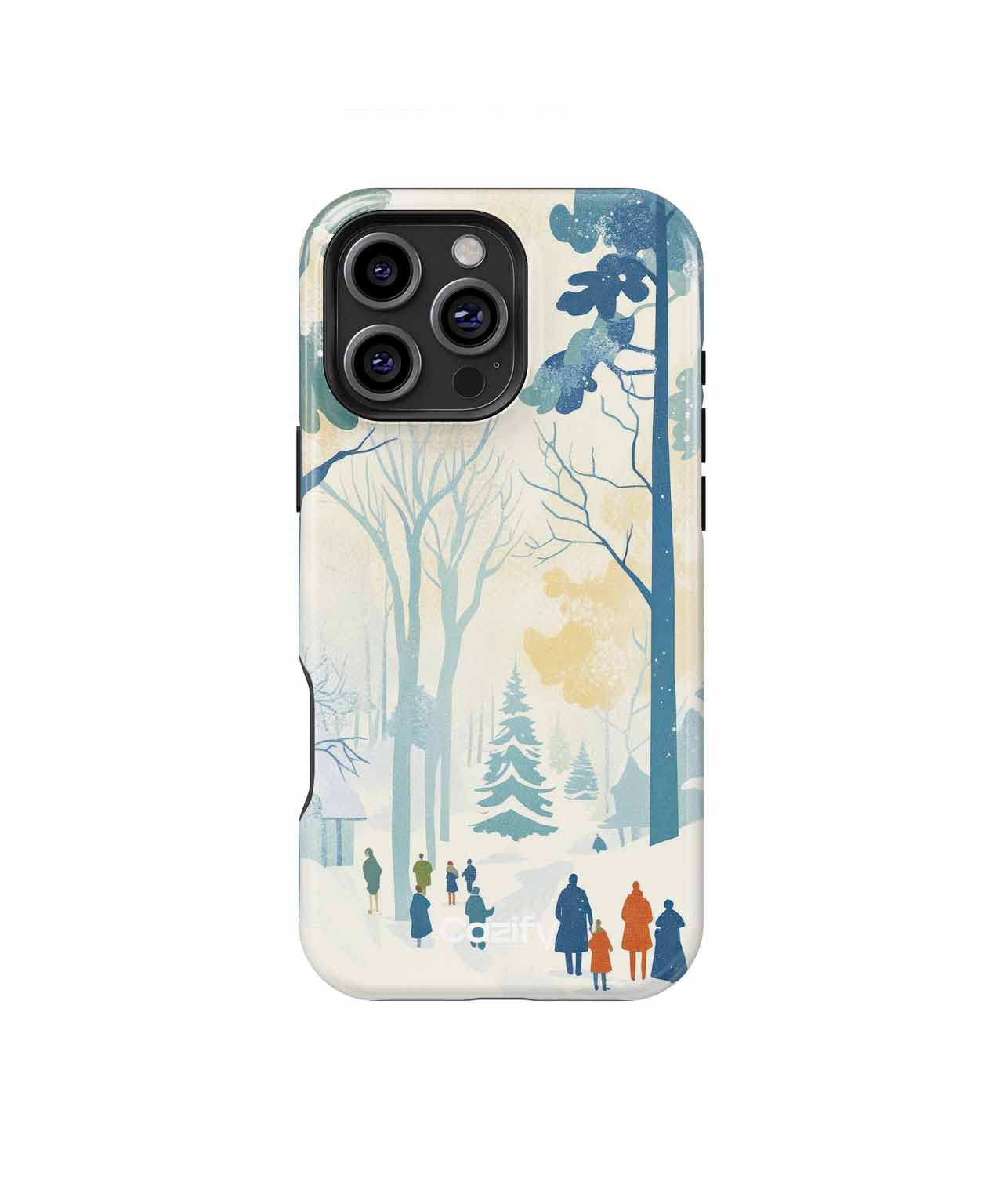 Winter Wonderland Family Adventure iPhone case Case Cazify - Delivery Canada