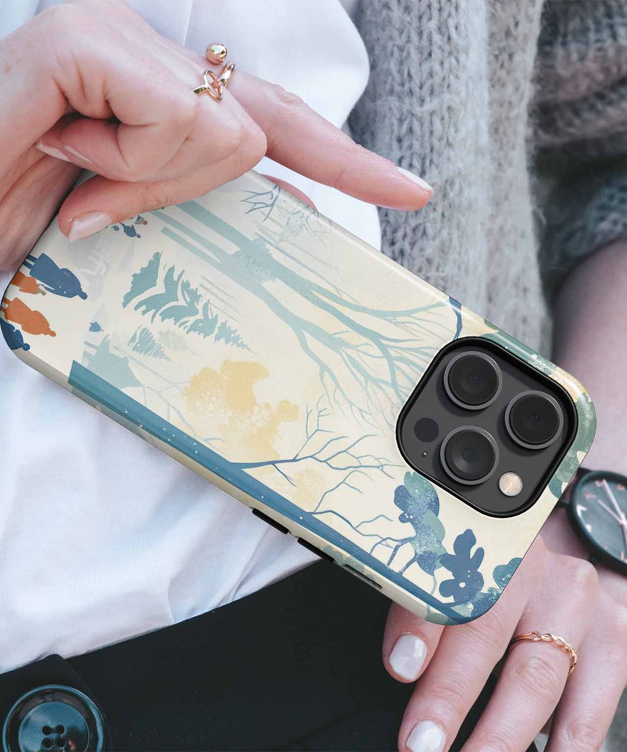 Winter Wonderland Family Adventure iPhone case Case Cazify - Delivery Canada