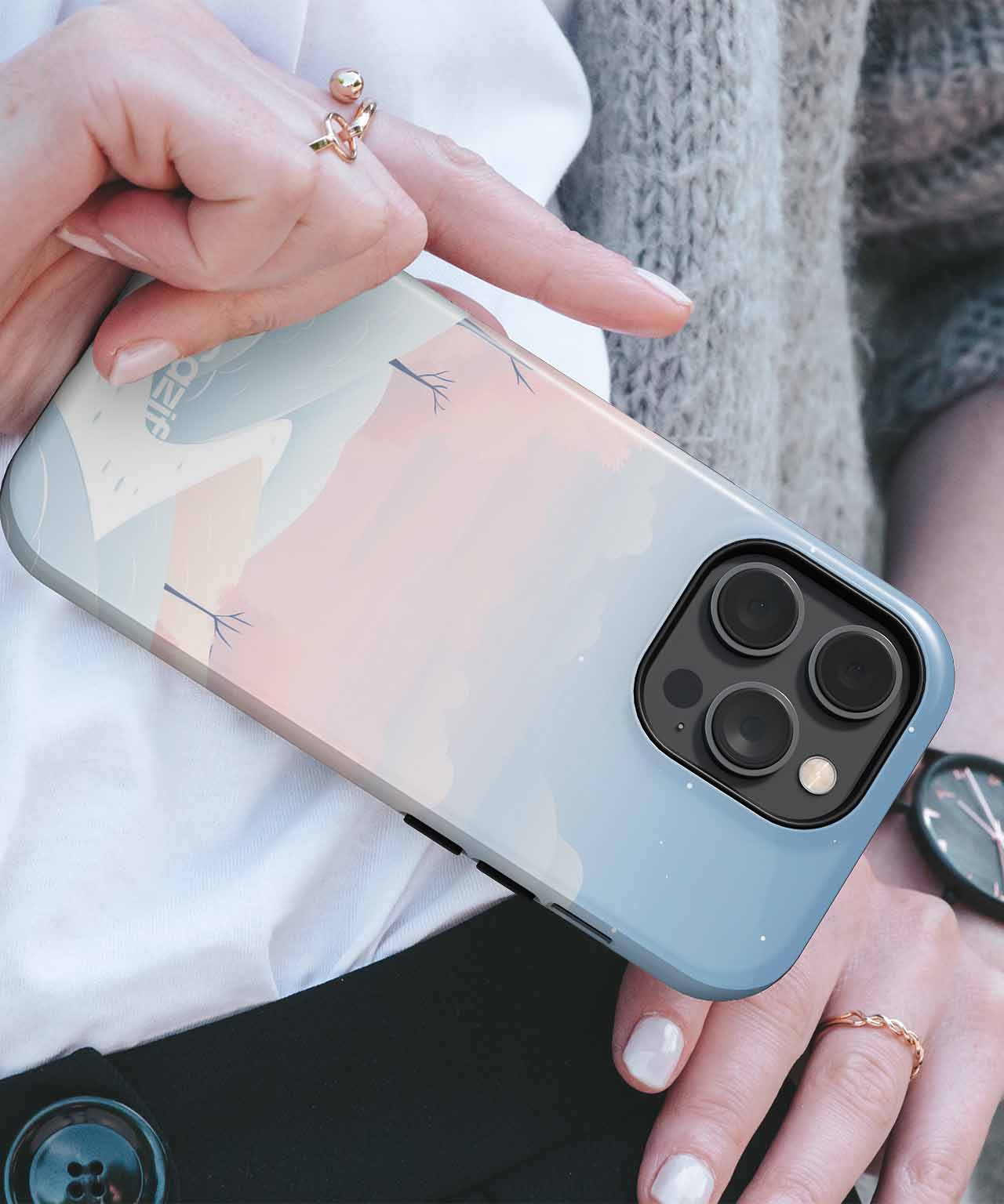 Winter Wonderland with a Cozy Path iPhone case Case Cazify - Delivery Canada